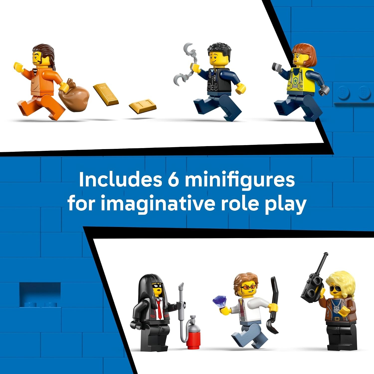 image:imageLEGO City Police Train Heist Building Toy Train Set with Police Car Toy for Boys amp Girls Ages 7 Pretend Play Set for Kids Gifts for Birthdays 60508