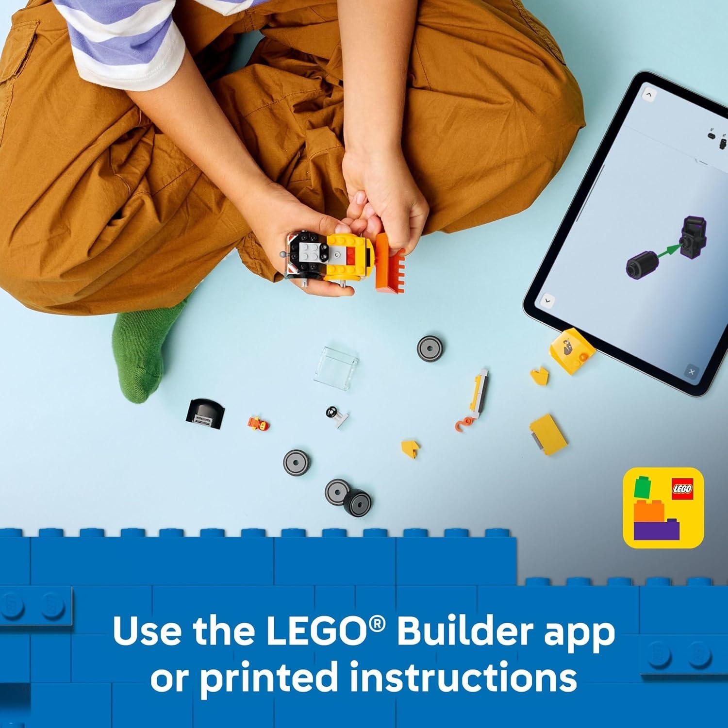 image:imageLEGO City Rides Fire Truck Building Toy for Kids Emergency Pretend Play for Boys amp Girls Ages 5 Toy Truck WRaisable Ladder amp Firefighter Junior Minifigure Gift Idea for Birthdays 60482Construction Loader