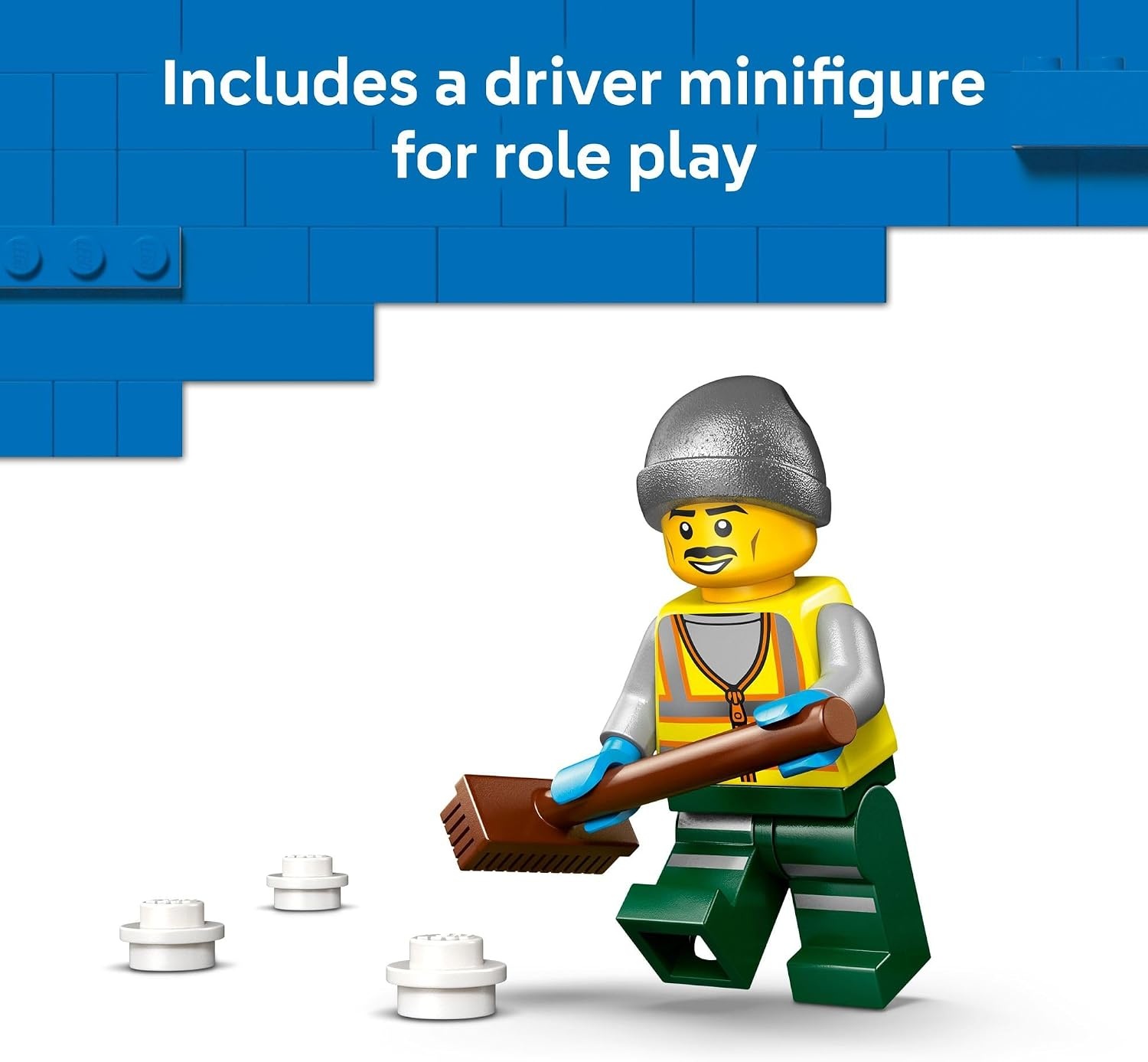 image:imageLEGO City Snowplow Truck Building Toy for Kids Pretend Play Vehicle for Boys amp Girls Ages 5 Toy Truck WMovable Plow amp Driver Minifigure Gift Idea for Birthdays 60490