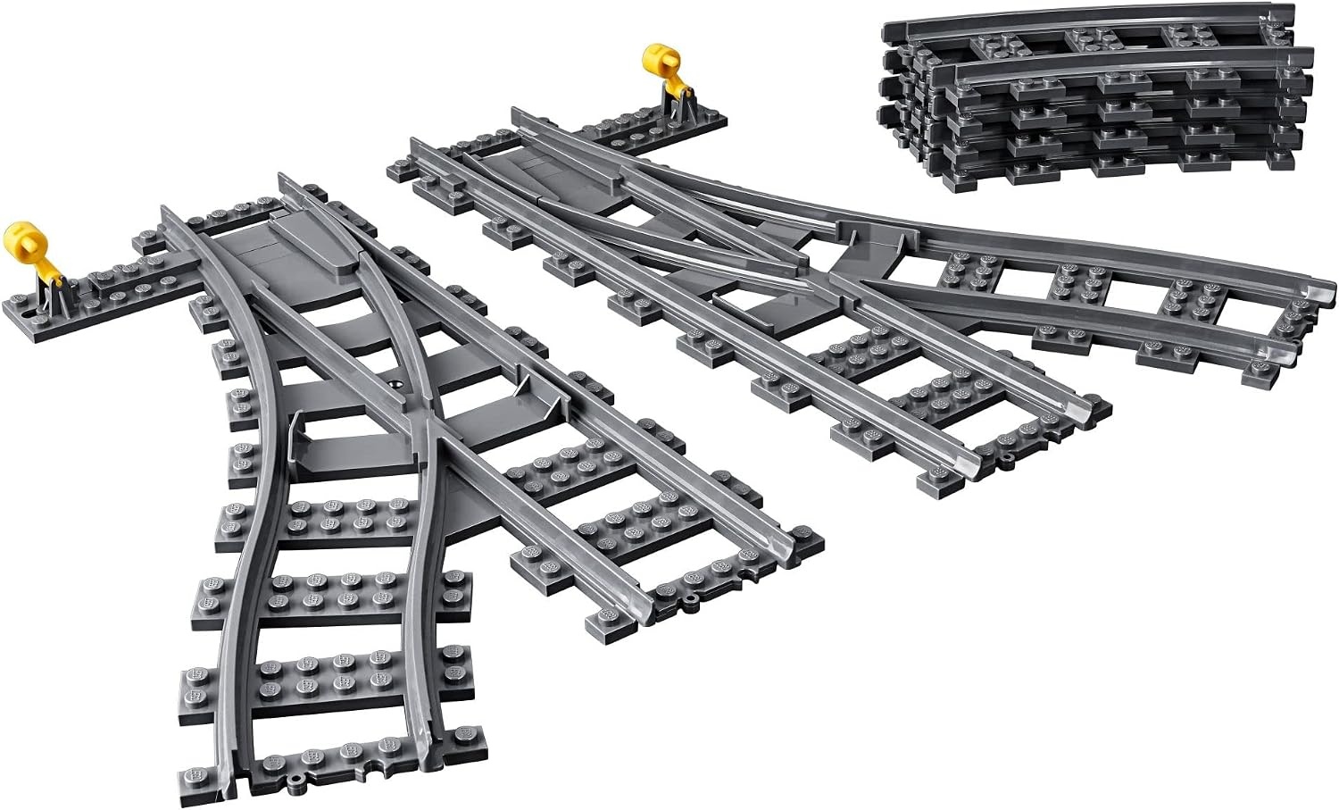 image:imageLEGO City Trains Switch Tracks 60238 Building Toy Set for Kids Boys and Girls Ages 5 8 Pieces8 Count Pack of 1