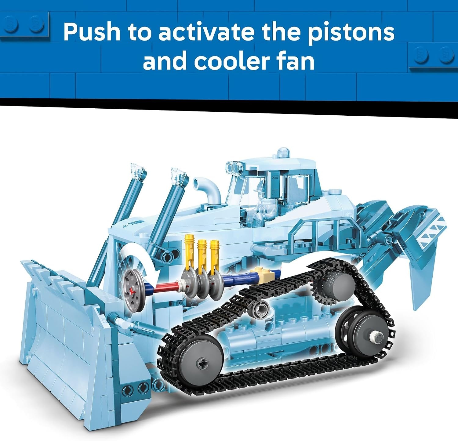 image:imageLEGO City Yellow Bulldozer Construction Site Building Toy for Kids Ages 8 Pretend Play Set amp ConstructionThemed Building Blocks WToy Bulldozer Idea for Boys amp Girls 60466