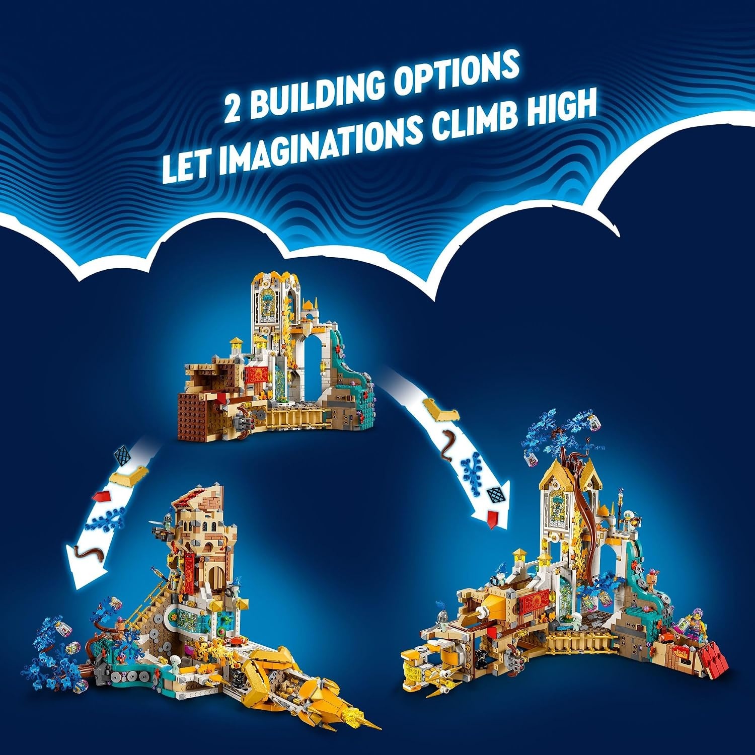 image:imageLEGO DREAMZzz Castle Nocturnia Building Toy Pretend Play Set for Kids Ages 10 Creative Storytelling Toy W2 Construction Modes amp 6 Minifigures for Boys and Girls 71486