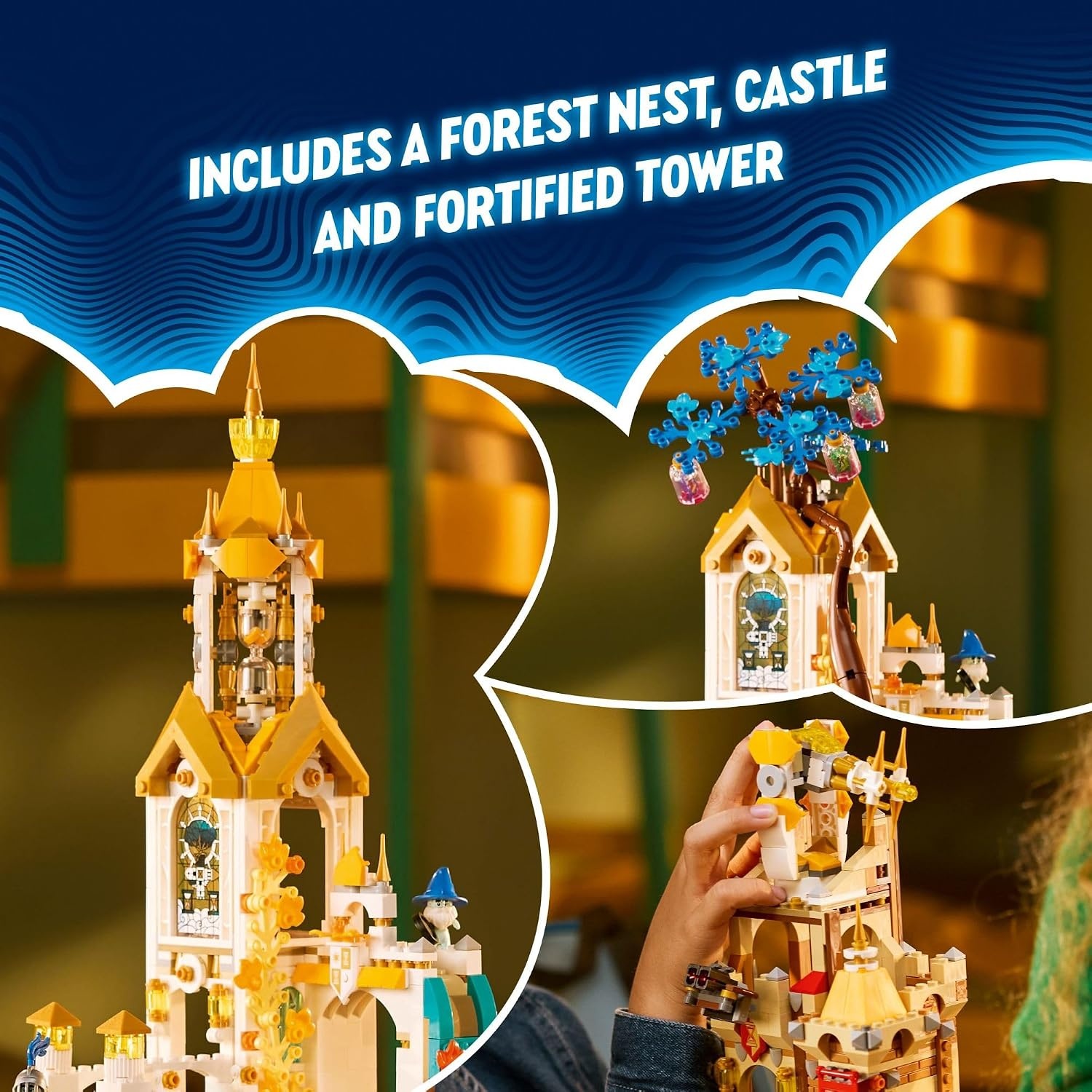 image:imageLEGO DREAMZzz Castle Nocturnia Building Toy Pretend Play Set for Kids Ages 10 Creative Storytelling Toy W2 Construction Modes amp 6 Minifigures for Boys and Girls 71486