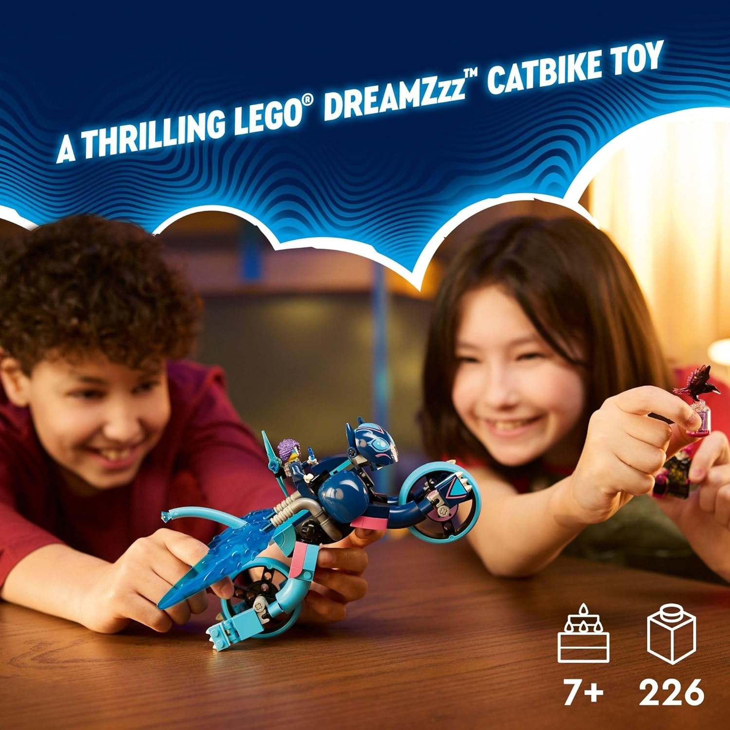 image:imageLEGO DREAMZzz Zoeys Cat Motorcycle Bike Toy with 2 Minifigures Creative Toy for Kids Ages 7 and Up Rebuild an Animal Figure into a Bike 71479