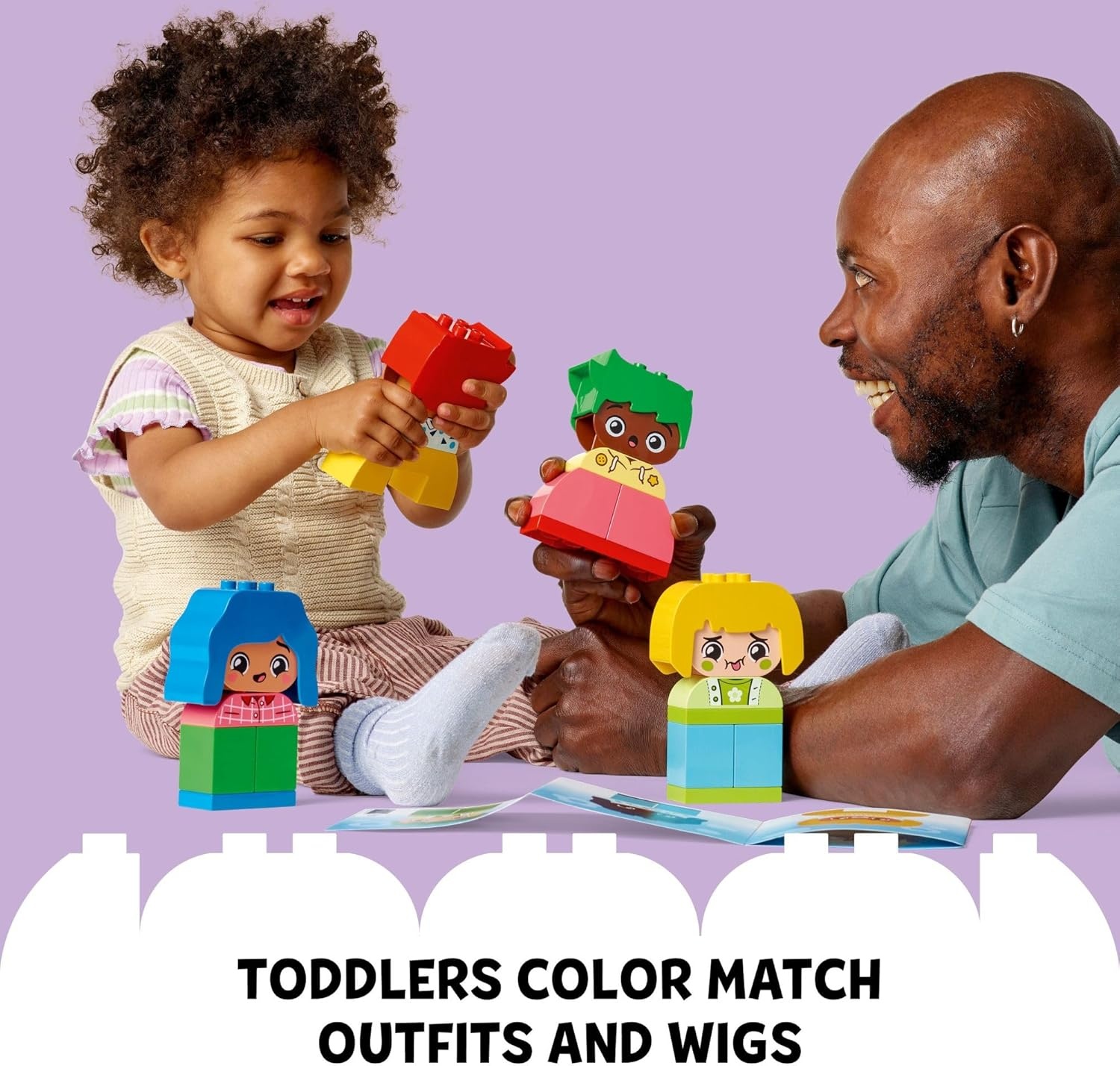 image:imageLEGO DUPLO My First Big Feelings amp Emotions Interactive Toy Colored Building Bricks and 4 Characters Social and Emotional Play for Preschoolers 1 Year Old and Up 10415