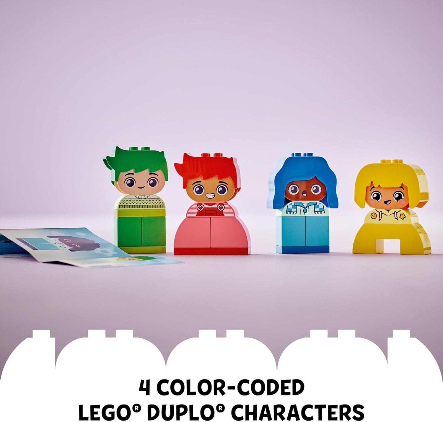 image:imageLEGO DUPLO My First Big Feelings amp Emotions Interactive Toy Colored Building Bricks and 4 Characters Social and Emotional Play for Preschoolers 1 Year Old and Up 10415
