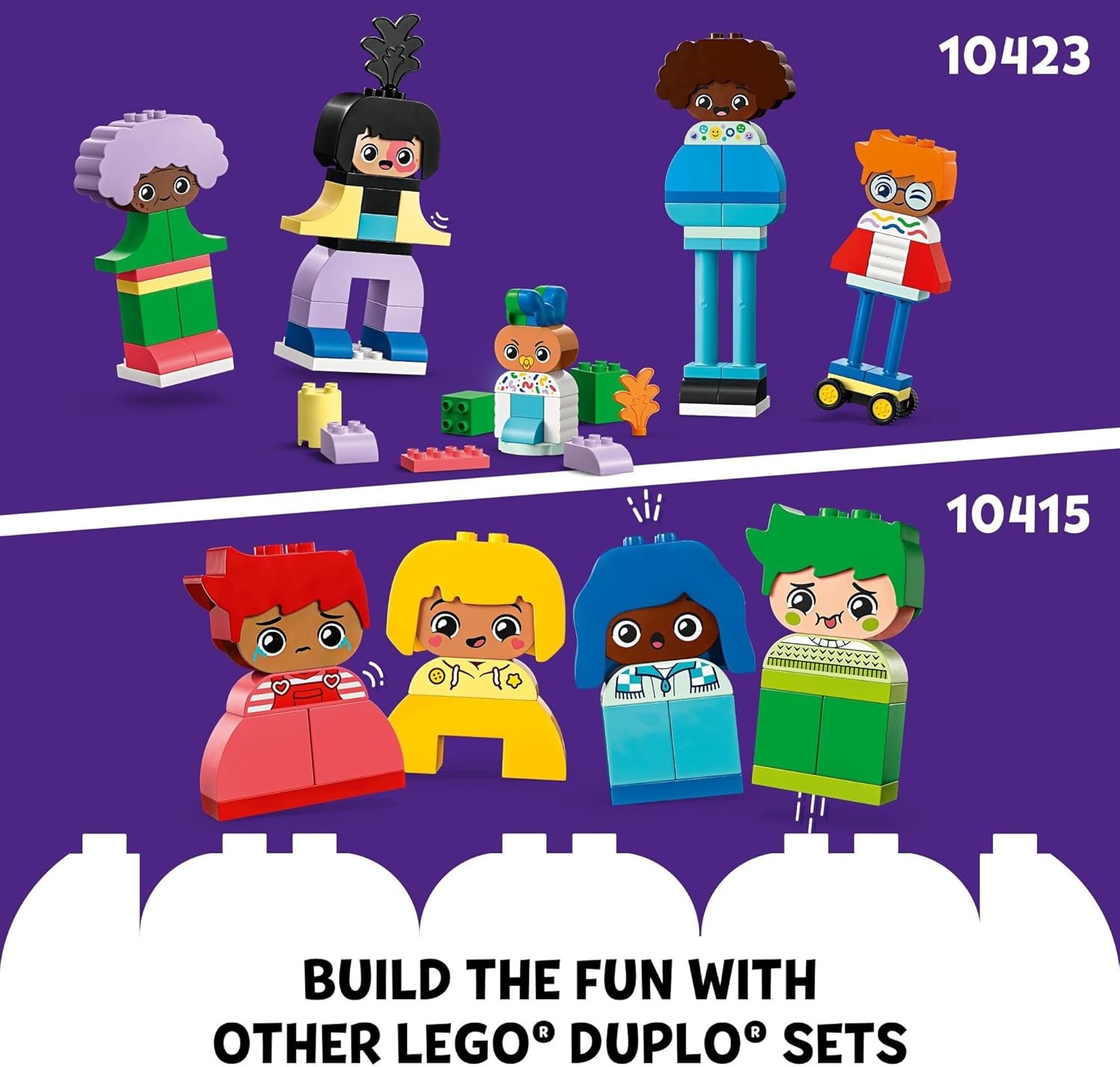 image:imageLEGO DUPLO My First Big Feelings amp Emotions Interactive Toy Colored Building Bricks and 4 Characters Social and Emotional Play for Preschoolers 1 Year Old and Up 10415
