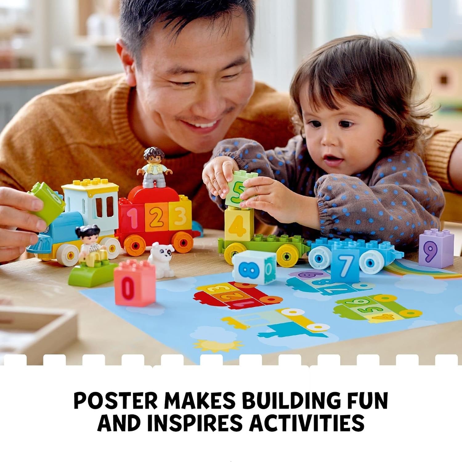 image:imageLEGO DUPLO Number Train Toy Learn to Count Building Blocks for Toddlers Girls amp Boys Ages 15 Sensory Toys for Early Development amp Cognitive Skills Gift for Birthdays 10954Building Toy