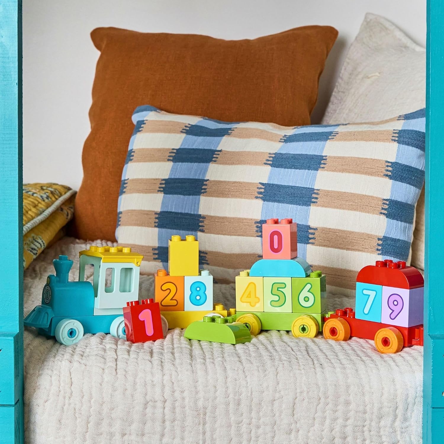 image:imageLEGO DUPLO Number Train Toy Learn to Count Building Blocks for Toddlers Girls amp Boys Ages 15 Sensory Toys for Early Development amp Cognitive Skills Gift for Birthdays 10954Building Toy