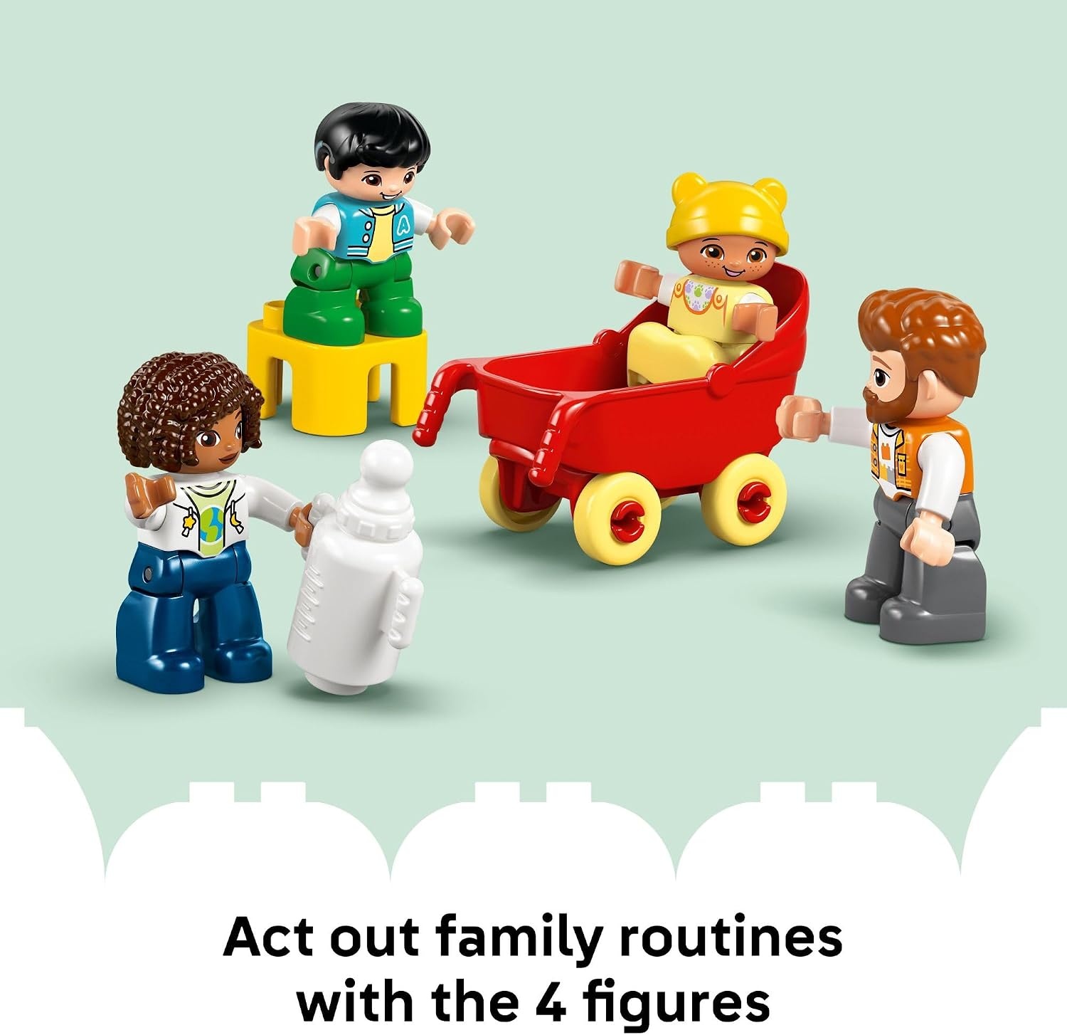 image:imageLEGO DUPLO Town 3 in 1 Modern Family House with Figures Building Toy Learning Play Set for Toddler Boys amp Girls Ages 2 Fine Motor Skills Toys for Preschool Gift for Birthdays 10470
