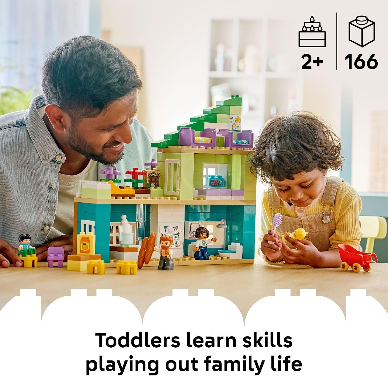 image:imageLEGO DUPLO Town 3 in 1 Modern Family House with Figures Building Toy Learning Play Set for Toddler Boys amp Girls Ages 2 Fine Motor Skills Toys for Preschool Gift for Birthdays 10470