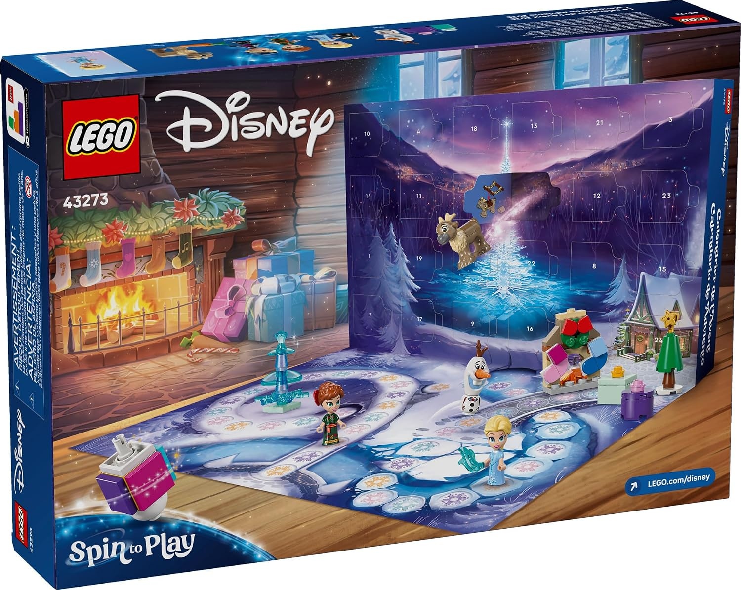 image:imageLEGO Disney Frozen Advent Calendar 2025 Kids Toy Holiday Countdown Playset for Boys amp Girls Ages 5 Ana amp Elsa Minidolls amp Buildable Surprises Disney Princess Gift for Christmas 43273