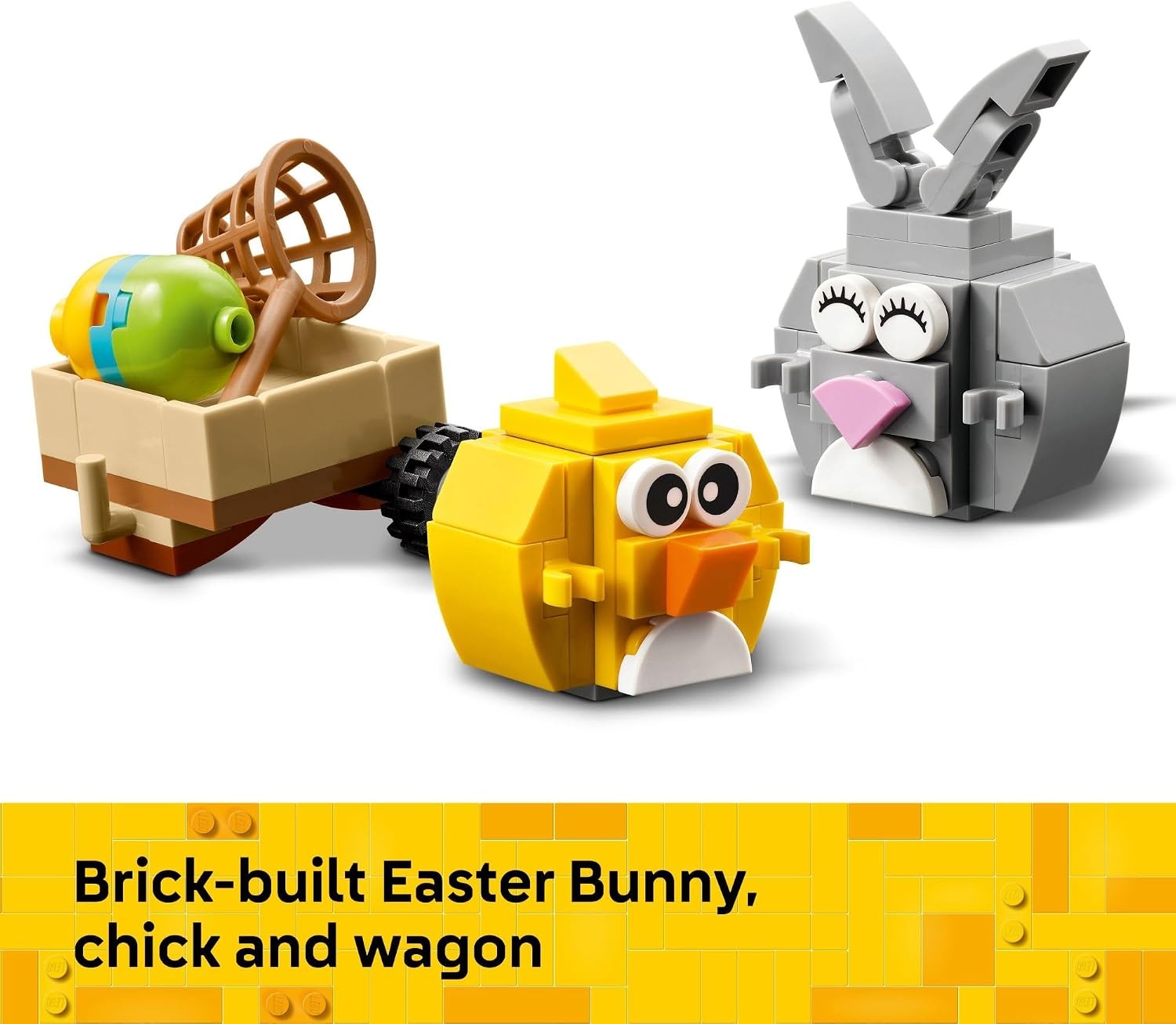 image:imageLEGO Easter Bunny and Chick Egg Hunt Building Toy for Girls amp Boys Springtime Pretend Playset for Kids Ages 8 Basket Stuffer or Gift Idea for Easter Birthdays amp Special Occasions 40808