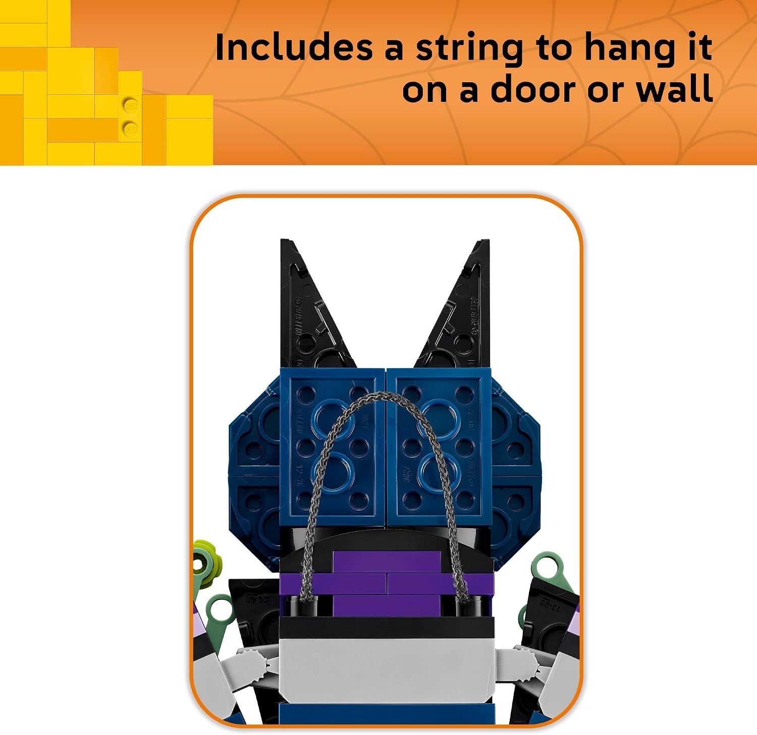 image:imageLEGO Halloween Wreath 40825 Building Toys for Boys amp Girls Ages 12 Halloween Decor amp Craft W String to Hang 617 pieces Gift for Kids