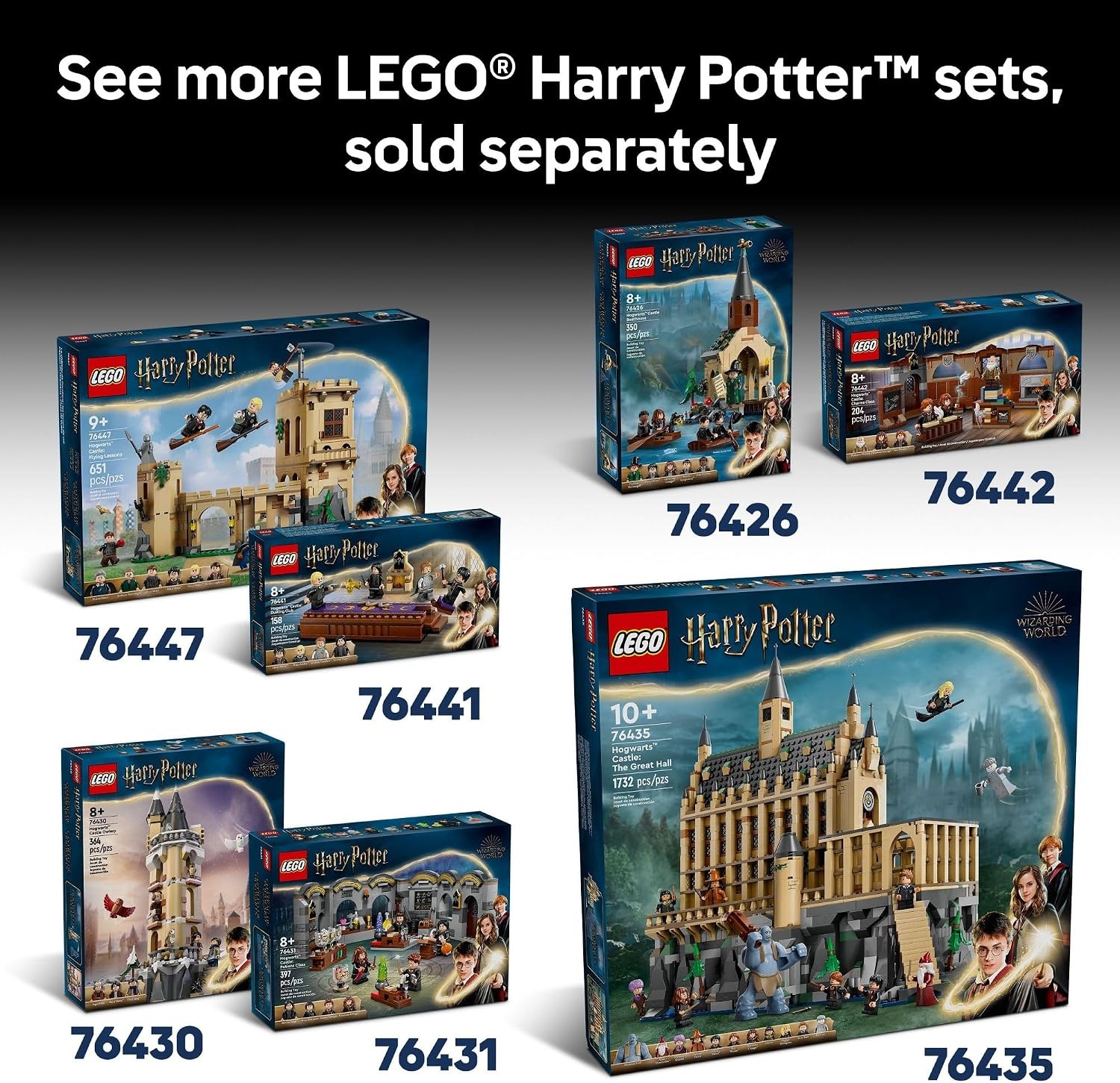 image:imageLEGO Harry Potter Diagon Alley Wizarding Shops Building Set for Adults Collectible Kit for Harry Potter Fans with 12 Microfigures Gift Idea for Men Women Fans 76444