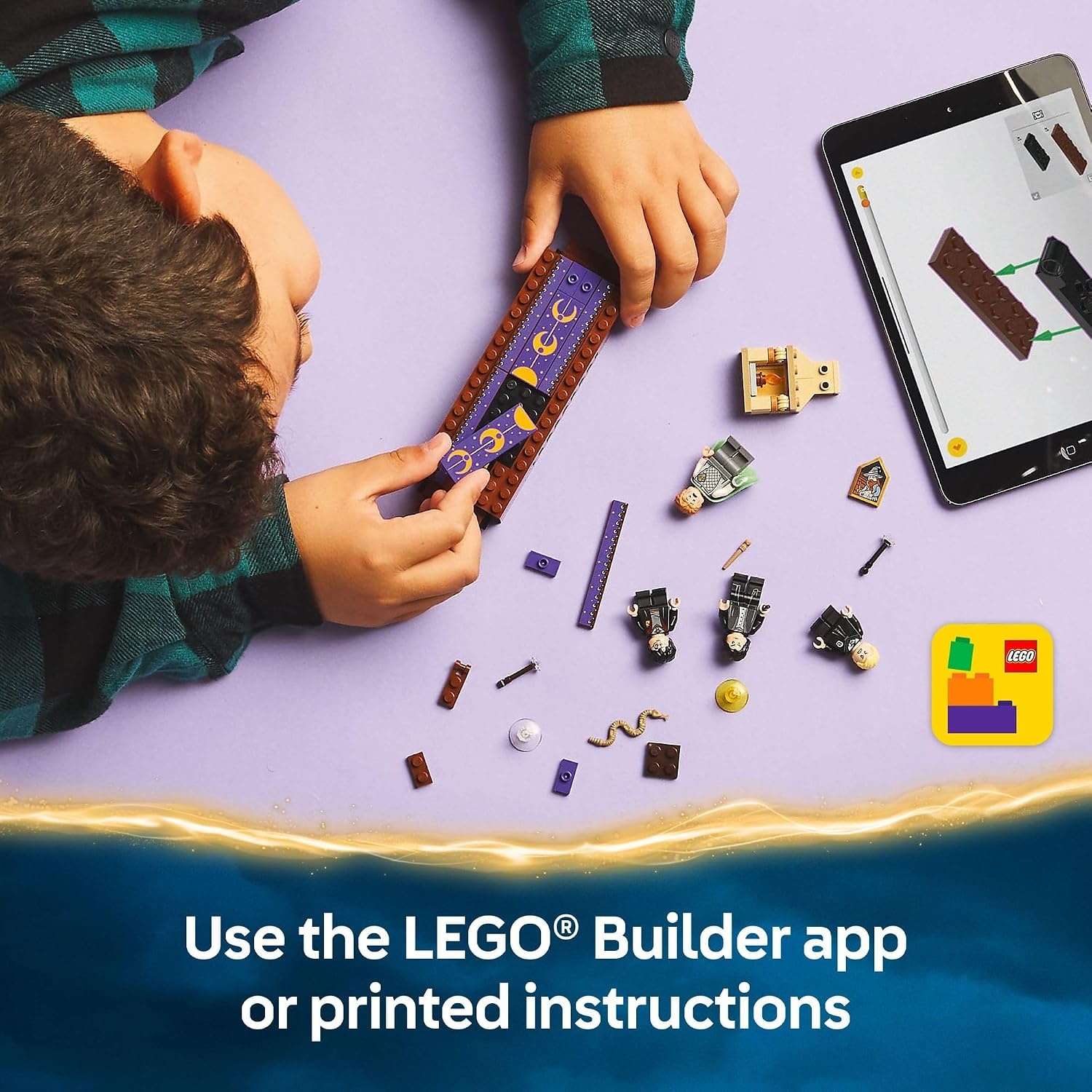 image:imageLEGO Harry Potter Hogwarts Castle Dueling Club Building Toy Wizard Kids Toy for Boys and Girls Fans of Harry Potter Ages 8 Gift Idea for Birthdays 76441 Lego Harry Potter Lego 158 Pieces Hogwarts Castle Dueling Club 76441