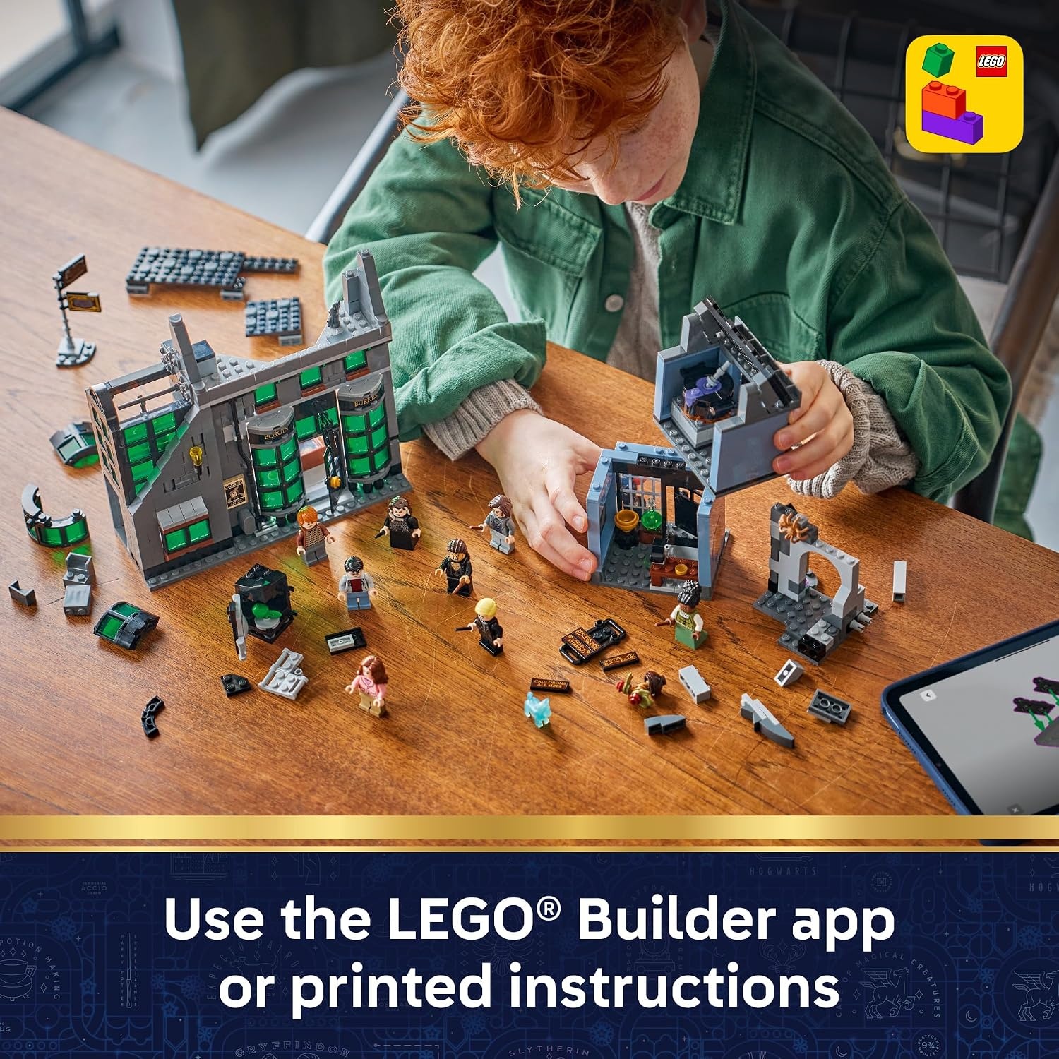 image:imageLEGO Harry Potter Knockturn Alley Wizarding Shops 76471 Building Toy for Girls amp Boys Ages 8 Playset W 8 Minifigures Pretend Play or Display 788 pieces Gift for Birthdays