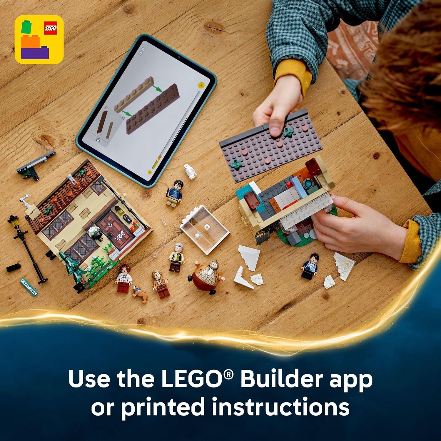 image:imageLEGO Harry Potter Privet Drive Aunt Marges Visit Kids Toy Buildable Book Nook and Room Decor for Boys and Girls Ages 8 Collectible Harry Potter Minifigure Birthday Gift Idea 76451