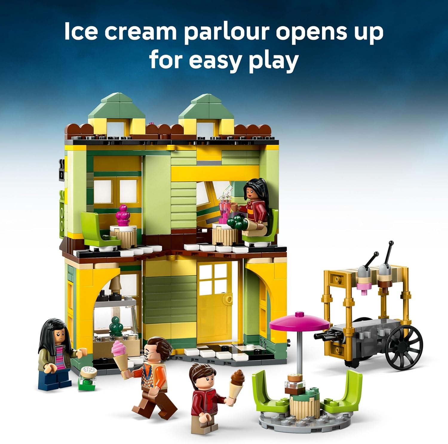image:imageLEGO Harry Potter Quality Quidditch Supplies amp Ice Cream Parlour Kids Toy Diagon Alley Building Set for Boys and Girls 8 Harry Potter Collectible Gift Idea for Birthdays 76452