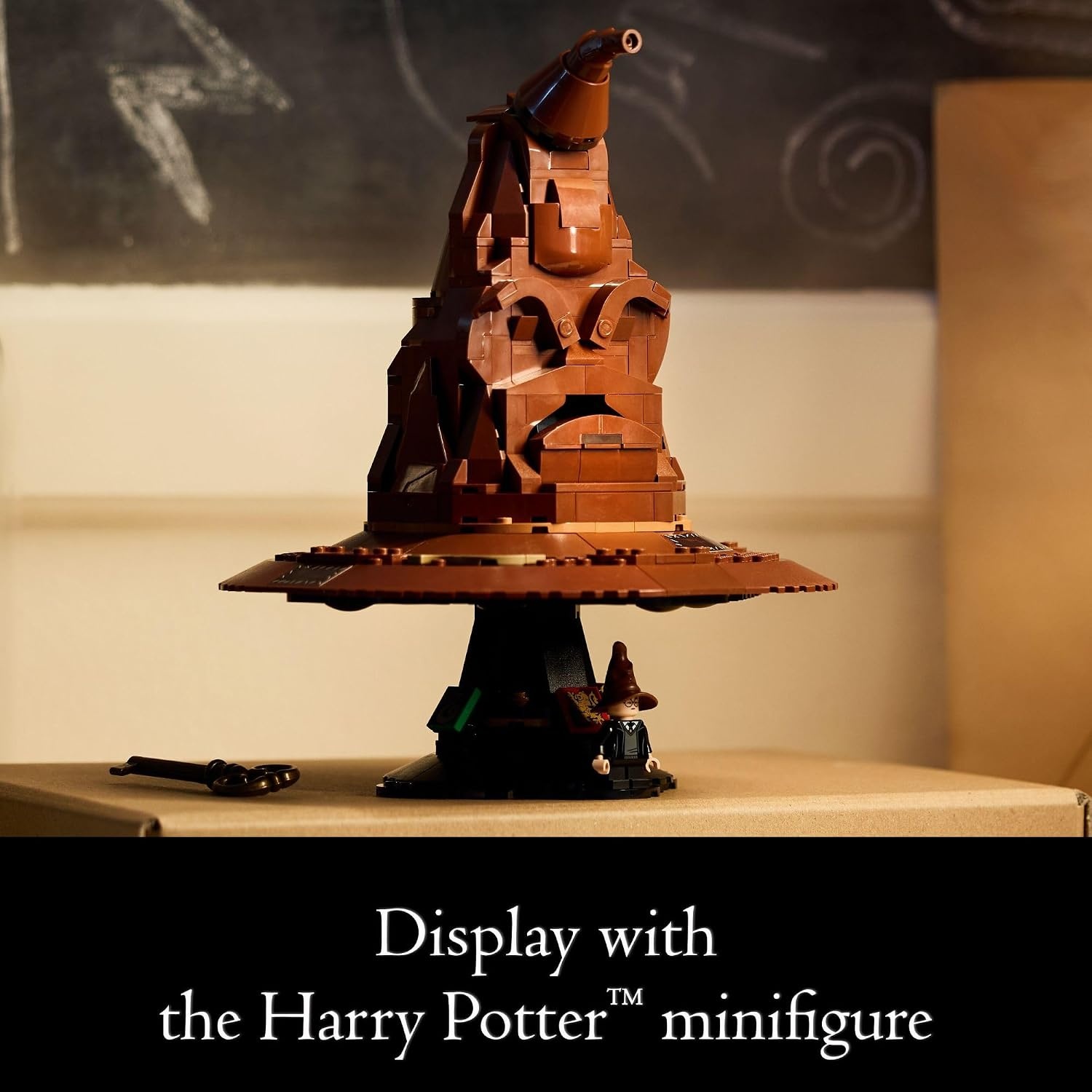 image:imageLEGO Harry Potter Talking Sorting Hat W 31 Voices Harry Potter Building Set Gift Idea for Adults Women amp Men 18 76429