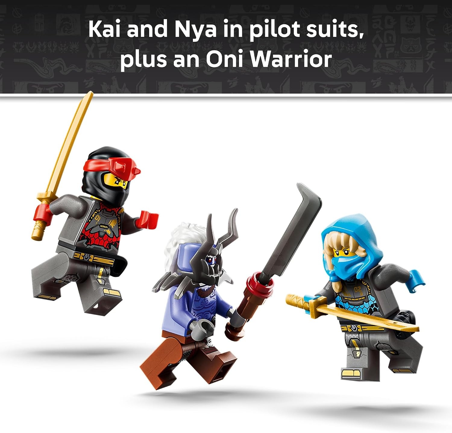 image:imageLEGO NINJAGO The Twin Titan Mechs 71870 Building Toys for Boys amp Girls Ages 12 Posable Mech Action Figures 3 Minifigures 1707 pieces Gift for Birthdays