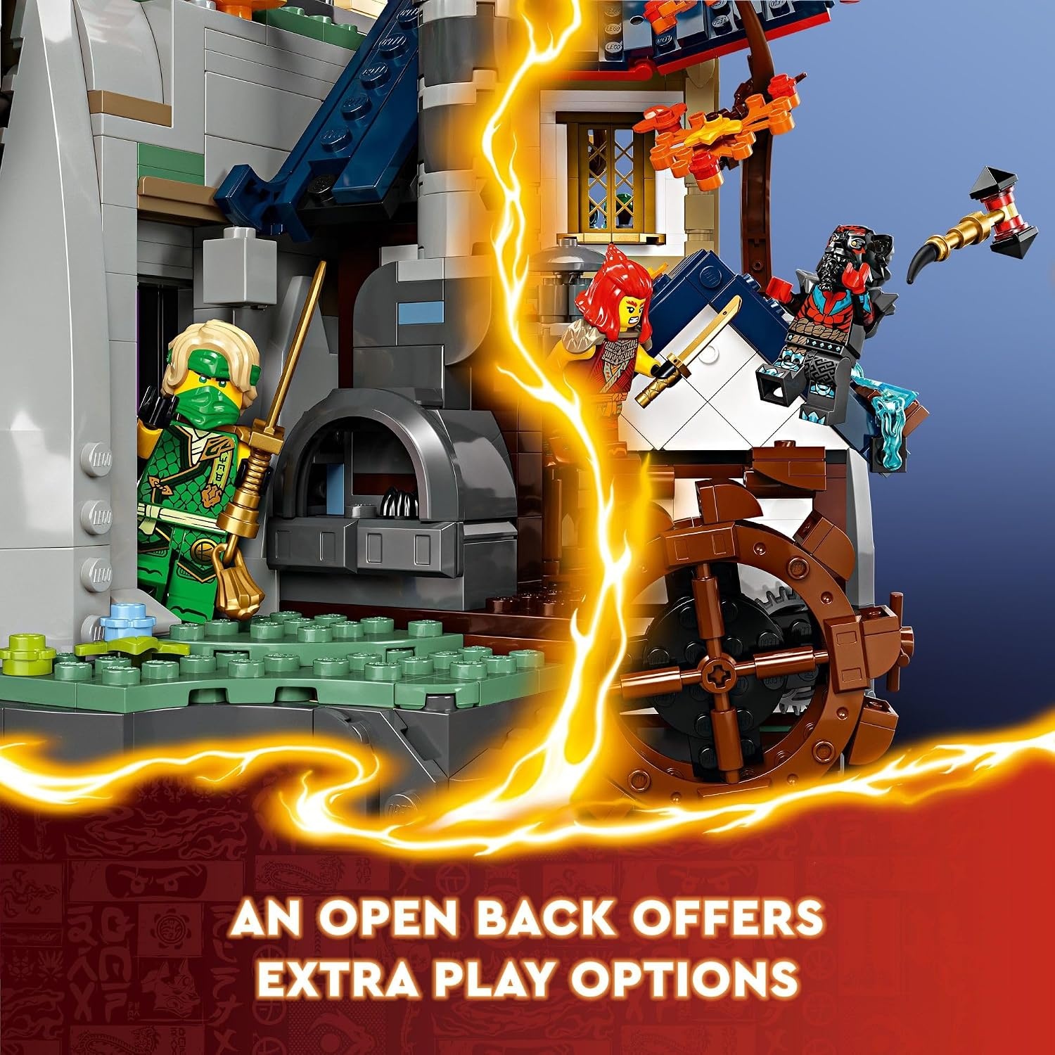 image:imageLEGO NINJAGO Tournament Temple City Building Toy for Teen Boys amp Girls Ages 14 Great for Dragons Rising Fans Who Enjoy Model Building Sets and NINJAGO Toys 71814
