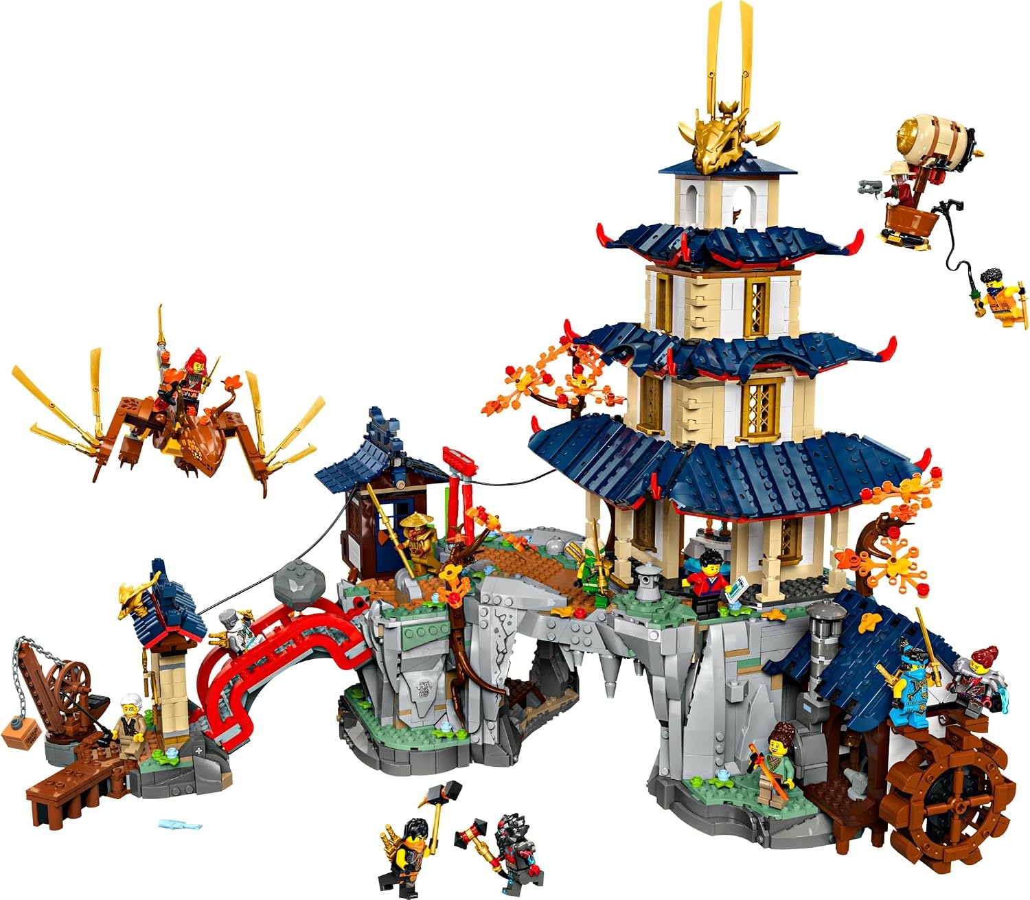 image:imageLEGO NINJAGO Tournament Temple City Building Toy for Teen Boys amp Girls Ages 14 Great for Dragons Rising Fans Who Enjoy Model Building Sets and NINJAGO Toys 71814