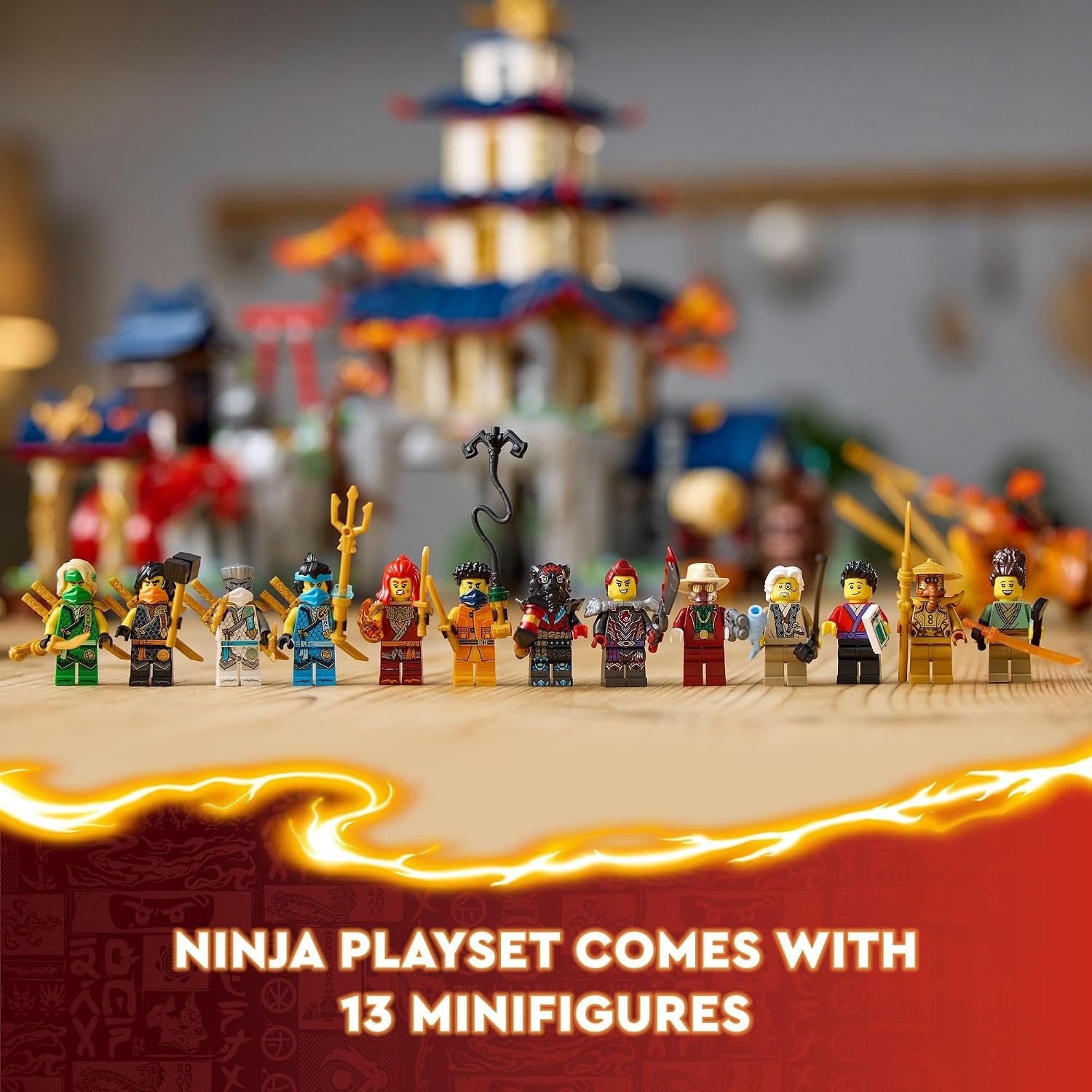image:imageLEGO NINJAGO Tournament Temple City Building Toy for Teen Boys amp Girls Ages 14 Great for Dragons Rising Fans Who Enjoy Model Building Sets and NINJAGO Toys 71814