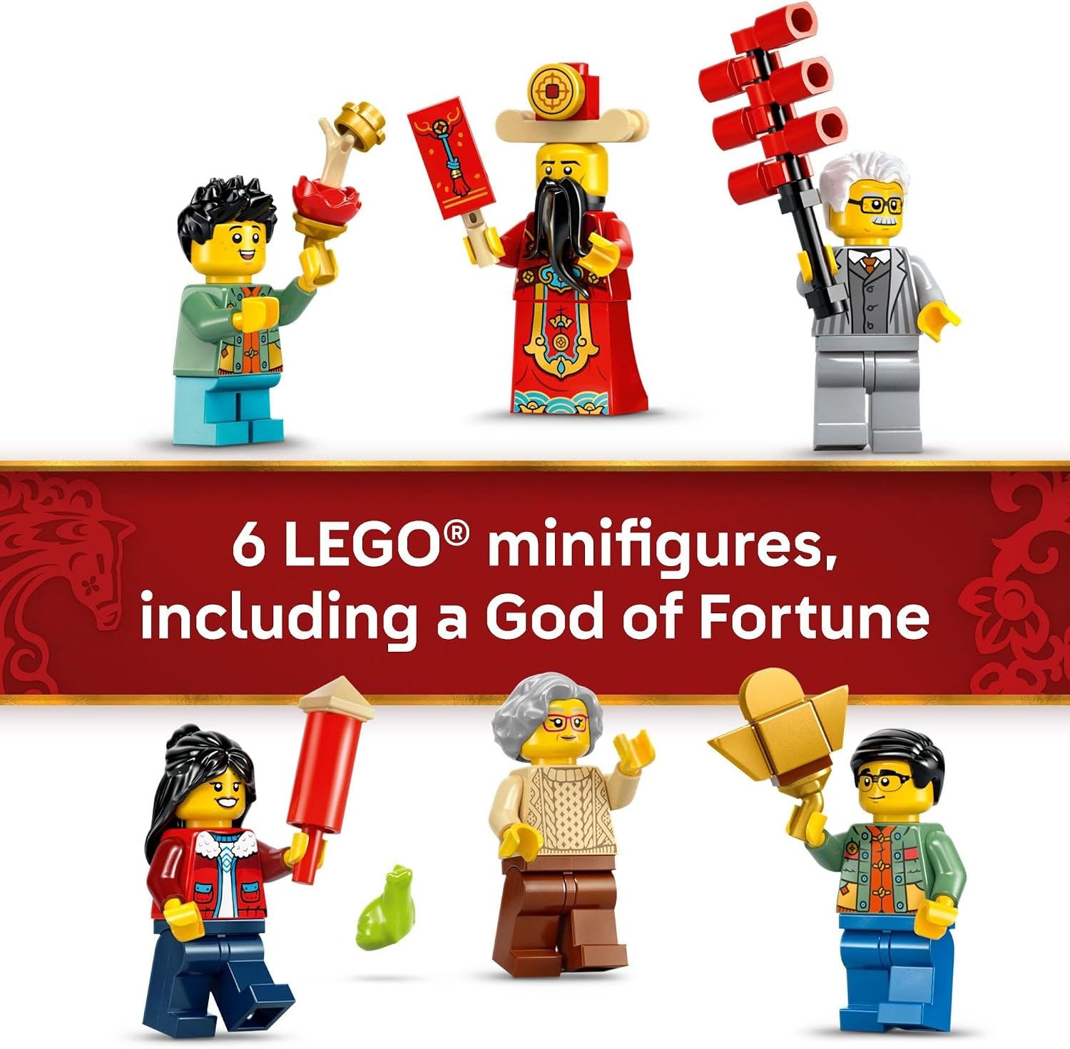image:imageLEGO Spring Festival Fortune Firecracker Kids Building Toy Chinese New Year Toy for Boys amp Girls Ages 9 Play amp Display Wall Art with Realistic Sound Effects Gift Idea for Birthdays 80118