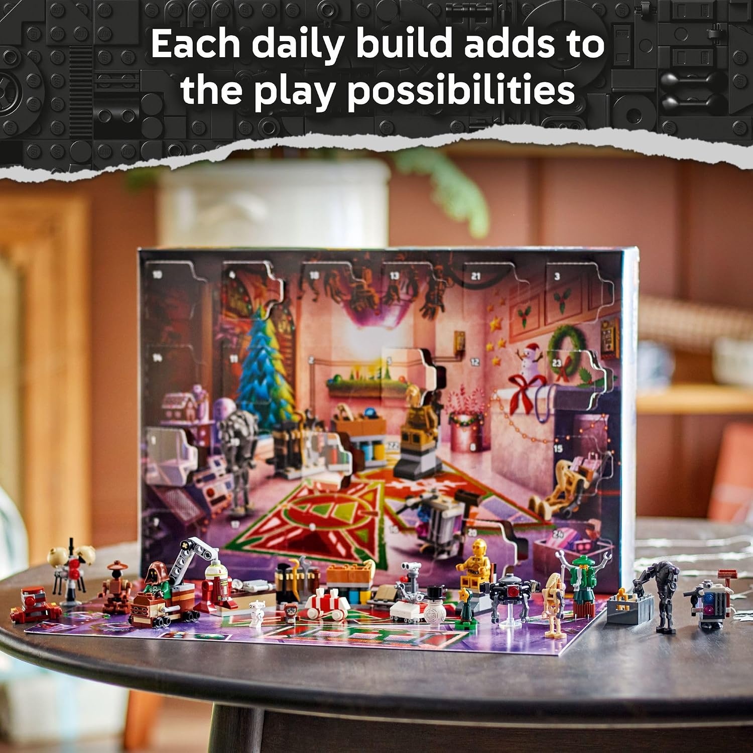 image:imageLEGO Star Wars Advent Calendar 2025 Kids Toy Holiday Countdown Playset with 24 Toys for Boys amp Girls Ages 6 Includes C3PO amp BB8 Figures Star Wars Gift Idea for Christmas 75418