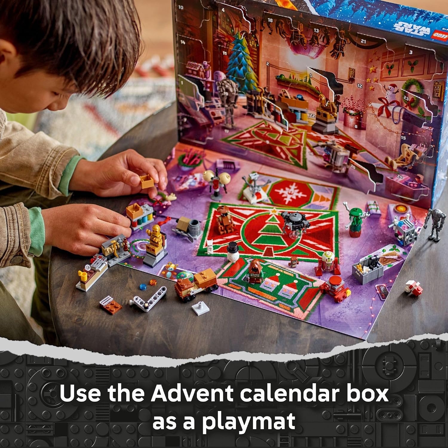 image:imageLEGO Star Wars Advent Calendar 2025 Kids Toy Holiday Countdown Playset with 24 Toys for Boys amp Girls Ages 6 Includes C3PO amp BB8 Figures Star Wars Gift Idea for Christmas 75418