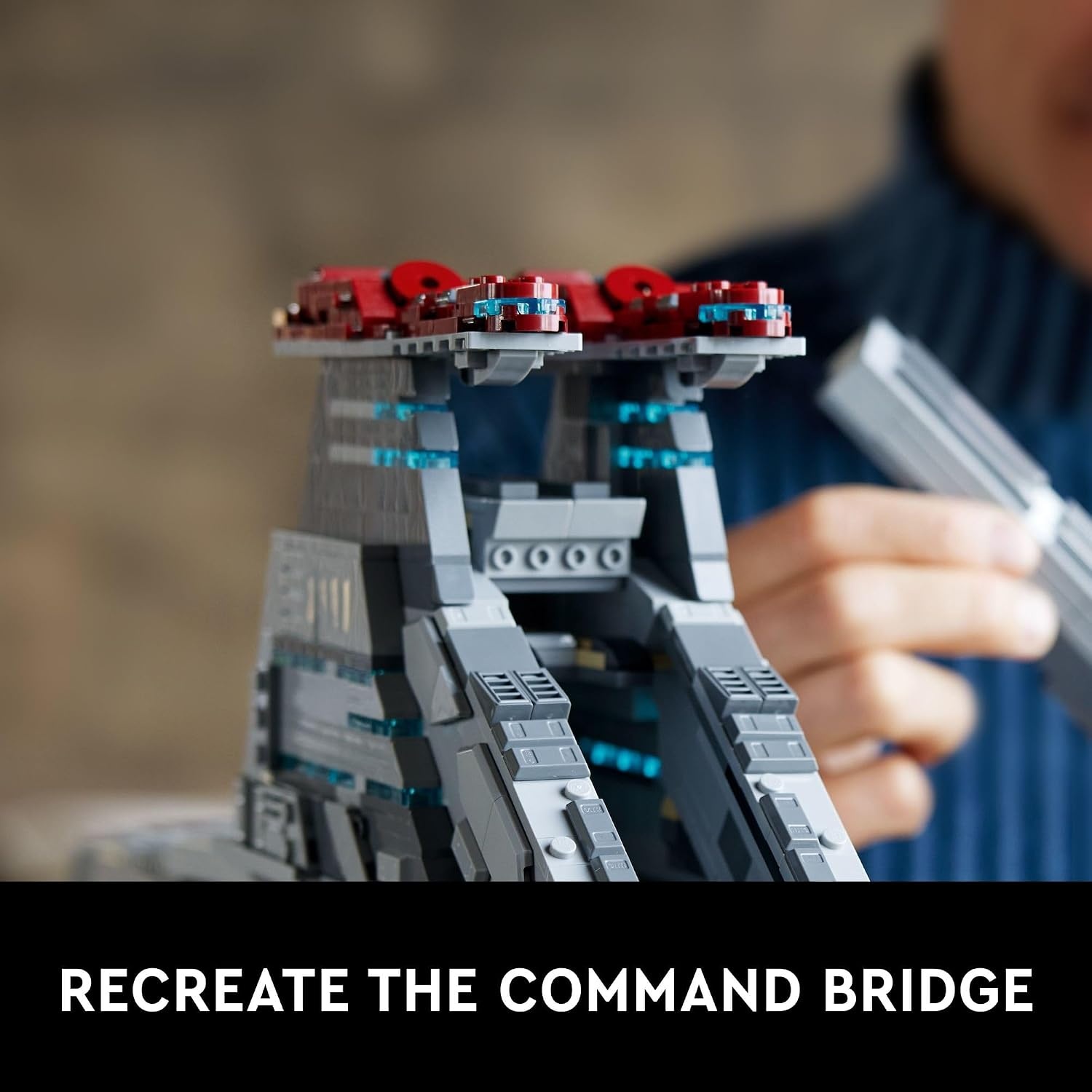 image:imageLEGO Star Wars VenatorClass Republic Attack Cruiser Ultimate May the 4th Collectibles Series Building Set with Captain Rex Minifigure Star Wars Fan Gift Stress Relief Clone Wars Activity 75367