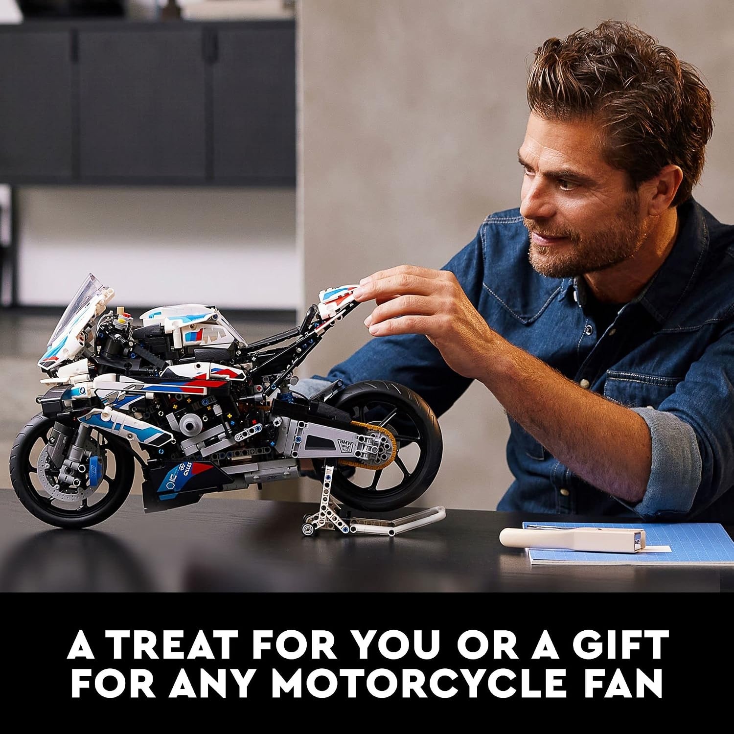 image:imageLEGO Technic BMW M 1000 RR 42130 Motorcycle Model Kit for Adults Build and Display Set with Authentic Features Motorcycle Gift IdeaStandard Packaging