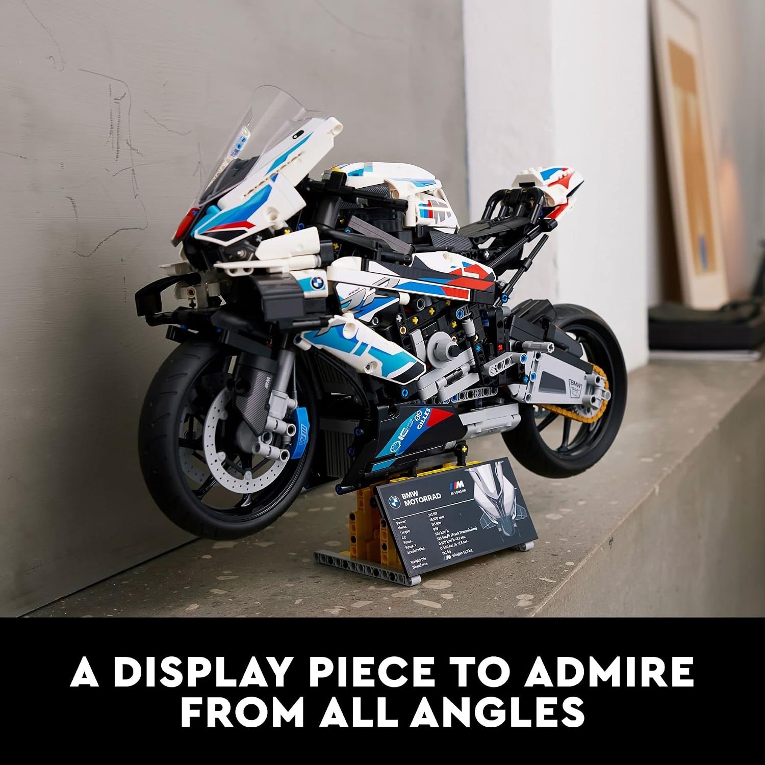 image:imageLEGO Technic BMW M 1000 RR 42130 Motorcycle Model Kit for Adults Build and Display Set with Authentic Features Motorcycle Gift IdeaStandard Packaging