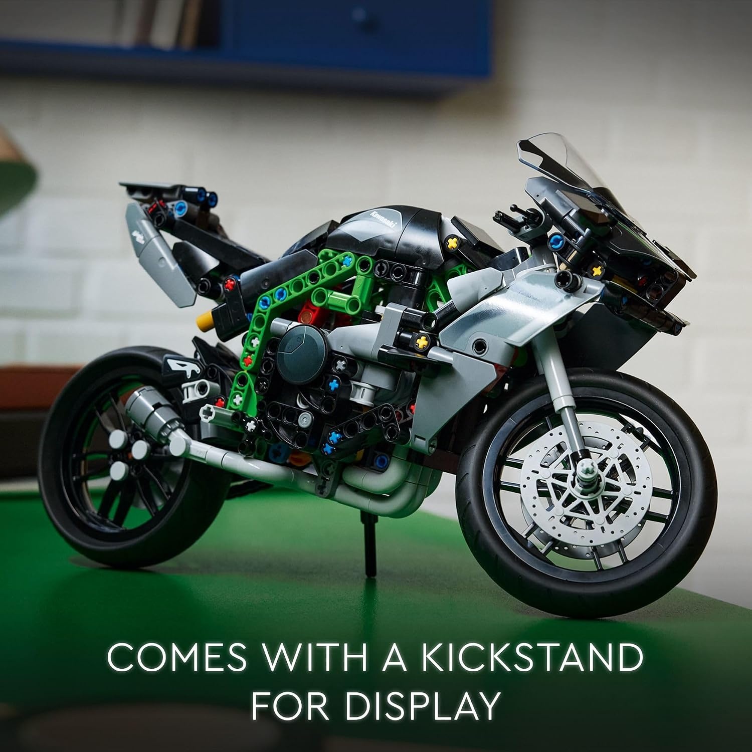 image:imageLEGO Technic Kawasaki Ninja H2R Motorcycle Toy Building Toys for Kids Boys amp Girls Ages 10 Kickstand for Display Model Kit Birthday Gift 42170