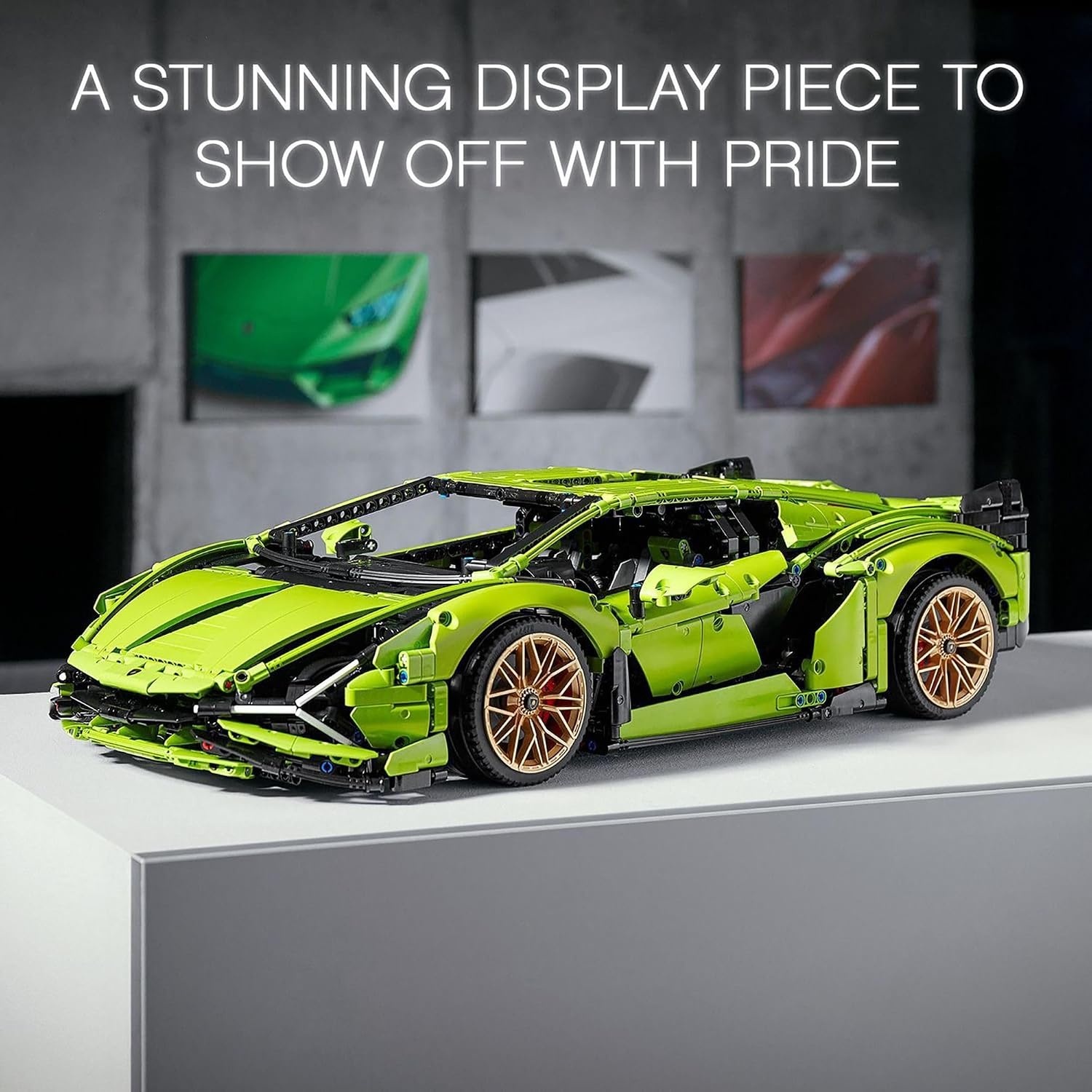 image:imageLEGO Technic Lamborghini Sin FKP 37 Building Sets for Adults Detailed Lamborghini Model Car Kit for Men amp Women Ages 18 Years Display in Room as Decor 42115