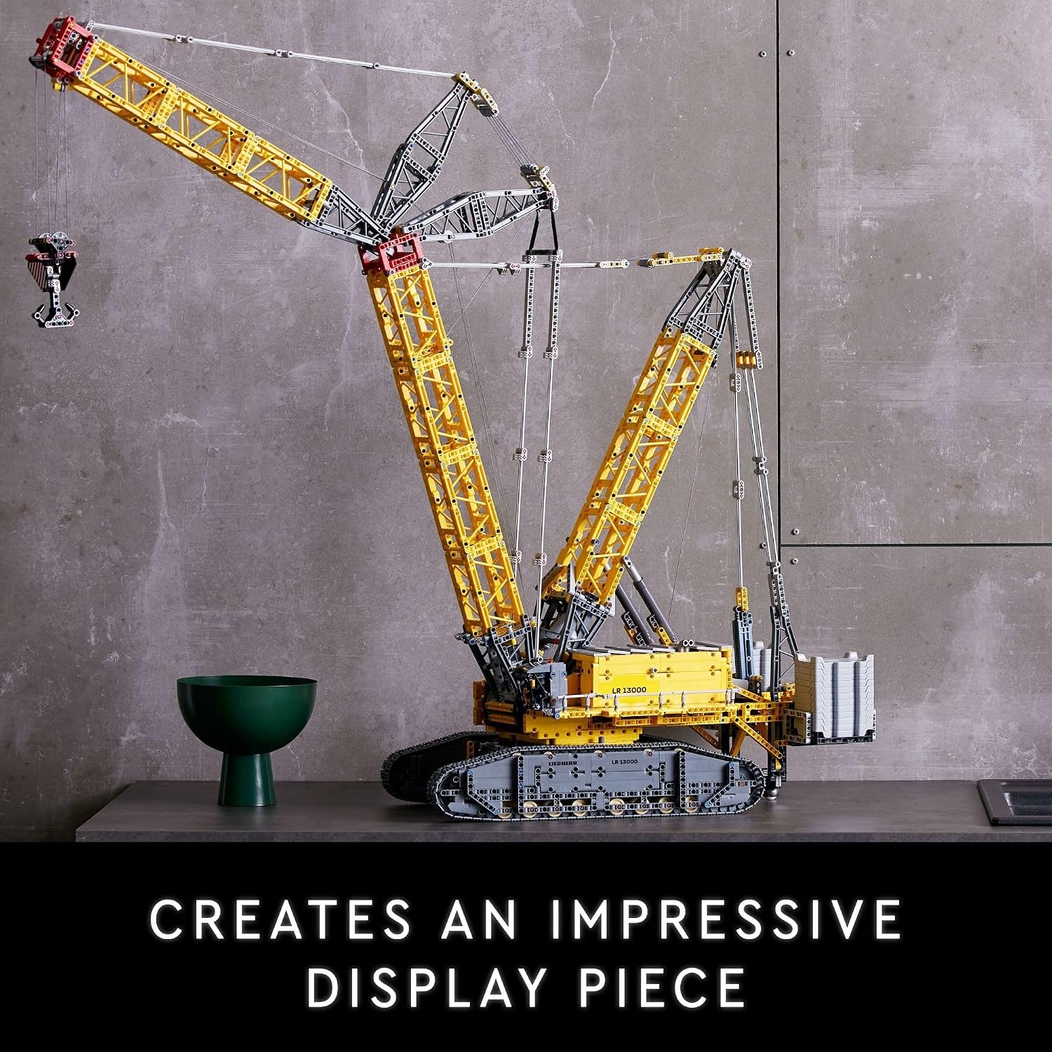 image:imageLEGO Technic Liebherr Crawler Crane LR 13000 Model Kit Bedroom or Office Decor for Adults Ages 18 Building Blocks for Adults to Display Gift Ideas 42146