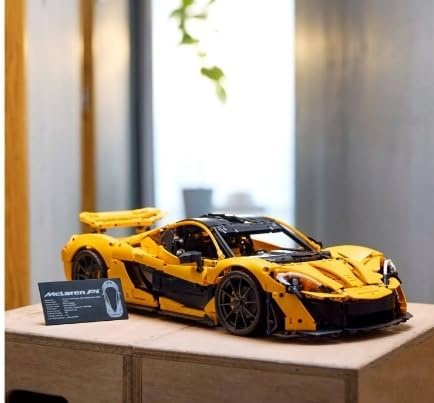 image:imageLEGO Technic McLaren P1 Hypercar Building Set Gift for Adult Racing Fans Race Car Collectible Model with V8 Piston Engine and 7Speed Gearbox 42172
