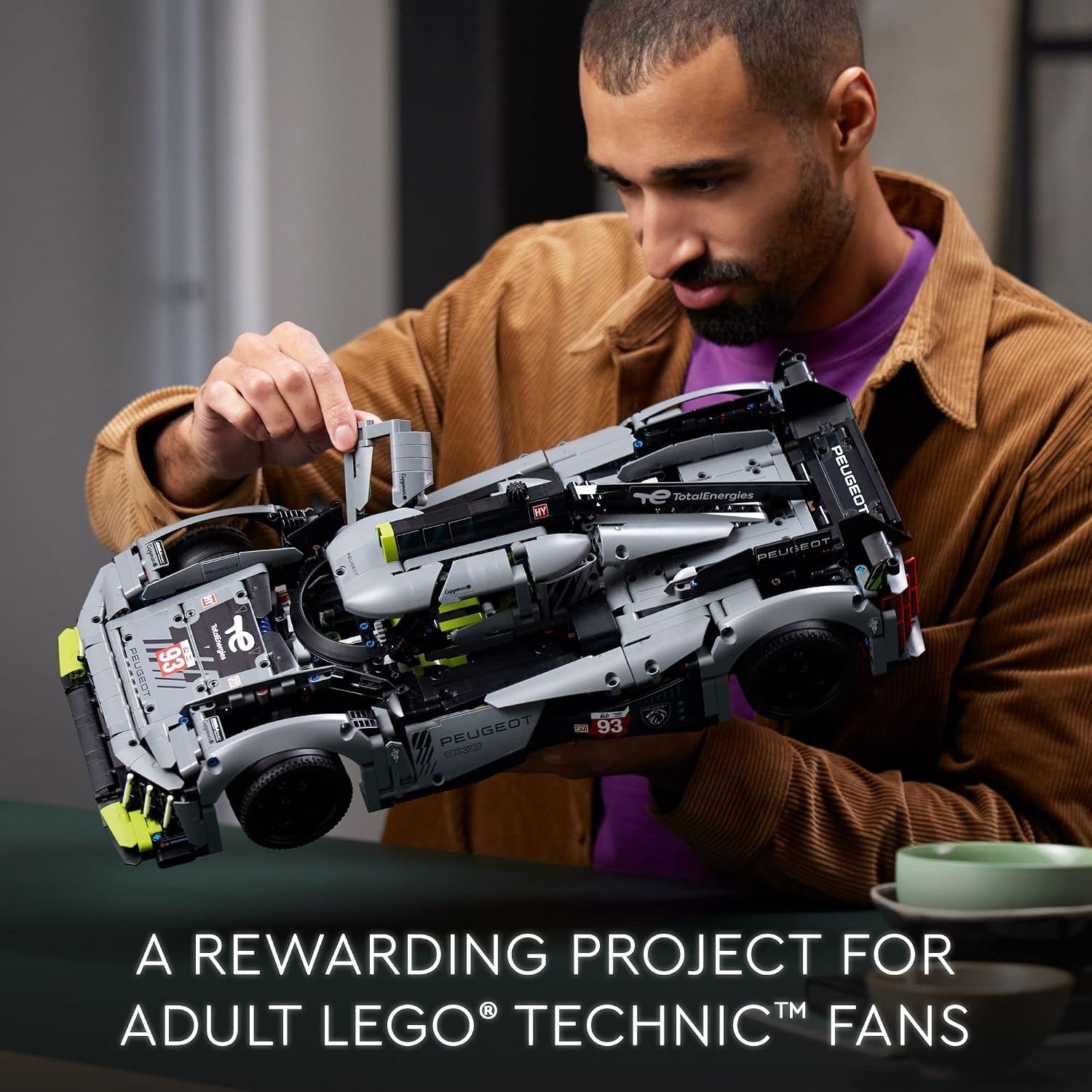 image:imageLEGO Technic Peugeot 9X8 24H Le Mans Hybrid Hypercar 42156 Collectible Race Car Building Kit for Adults and Teens 110 Scale Racing Car Model Gift for Motorsport Fans