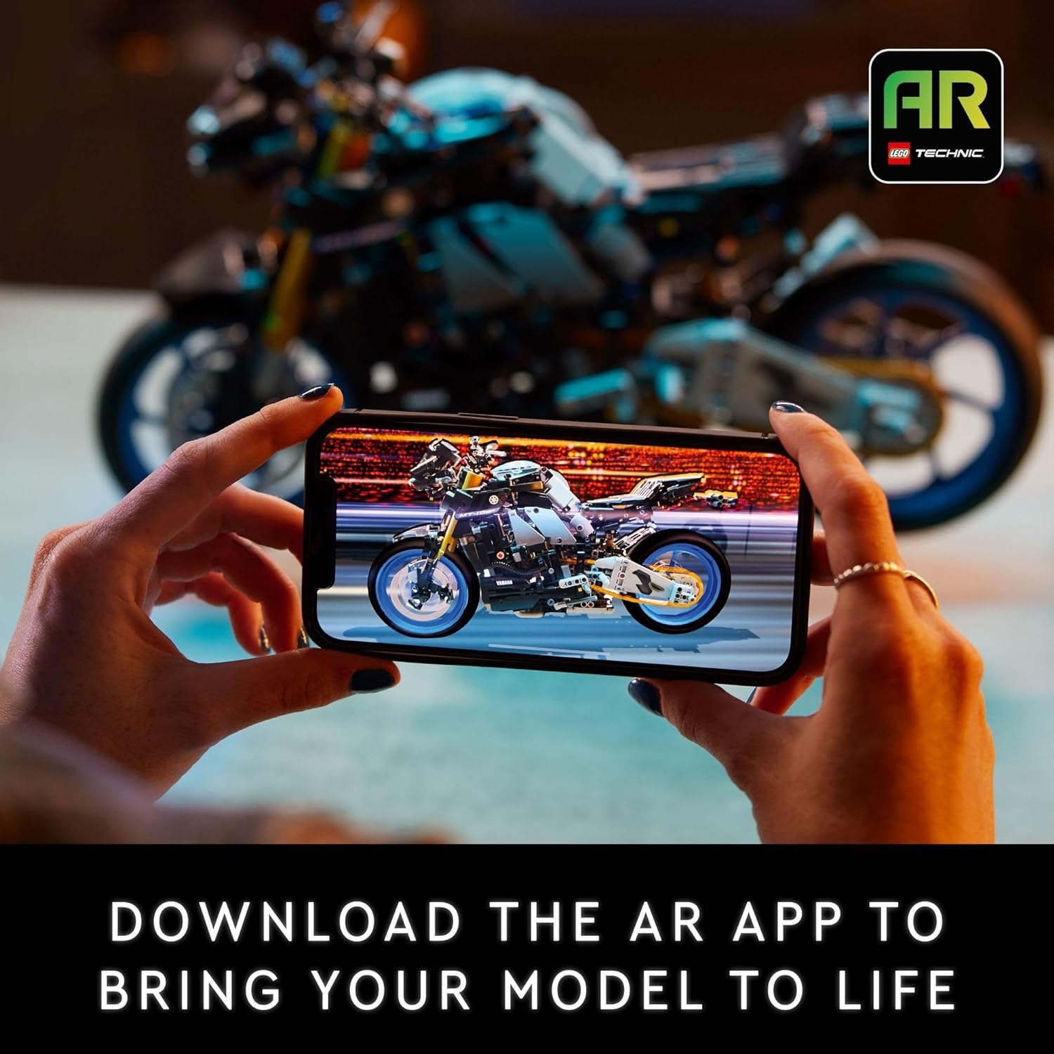 image:imageLEGO Technic Yamaha MT10 SP Building Set for Adults Ages 18 Motorcycle Model Kit for Display Home Office Desk Shelf Decor Gift for Men amp Women 42159