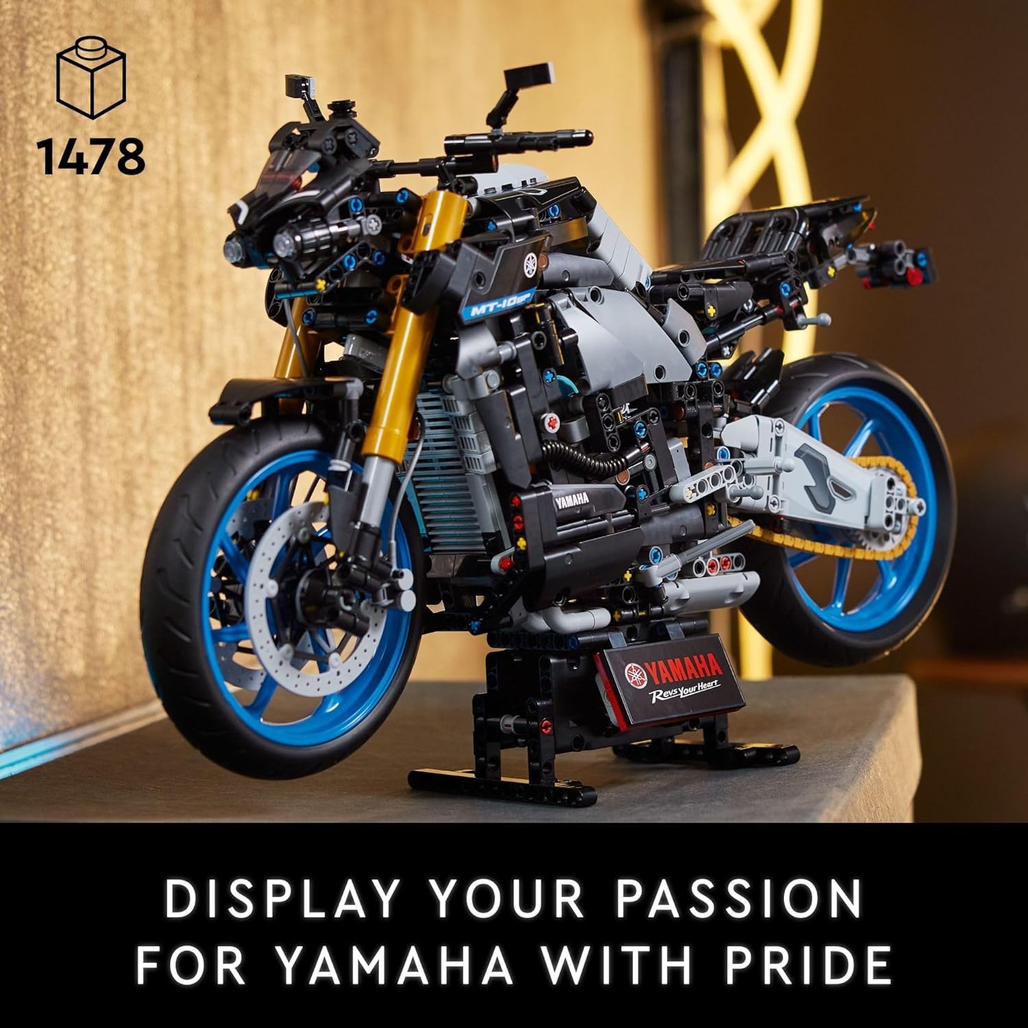 image:imageLEGO Technic Yamaha MT10 SP Building Set for Adults Ages 18 Motorcycle Model Kit for Display Home Office Desk Shelf Decor Gift for Men amp Women 42159