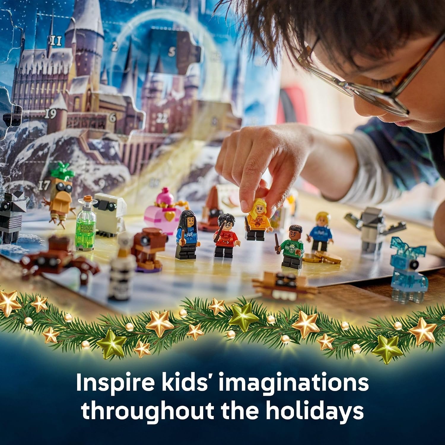 image:imageLego Harry Potter Advent Calendar 2025 Kids Toy Holiday Countdown for Boys amp Girls 7 24 Buildable Surprises Including Harry Draco amp Luna Minifigures Kids Gift Idea for Christmas 76456