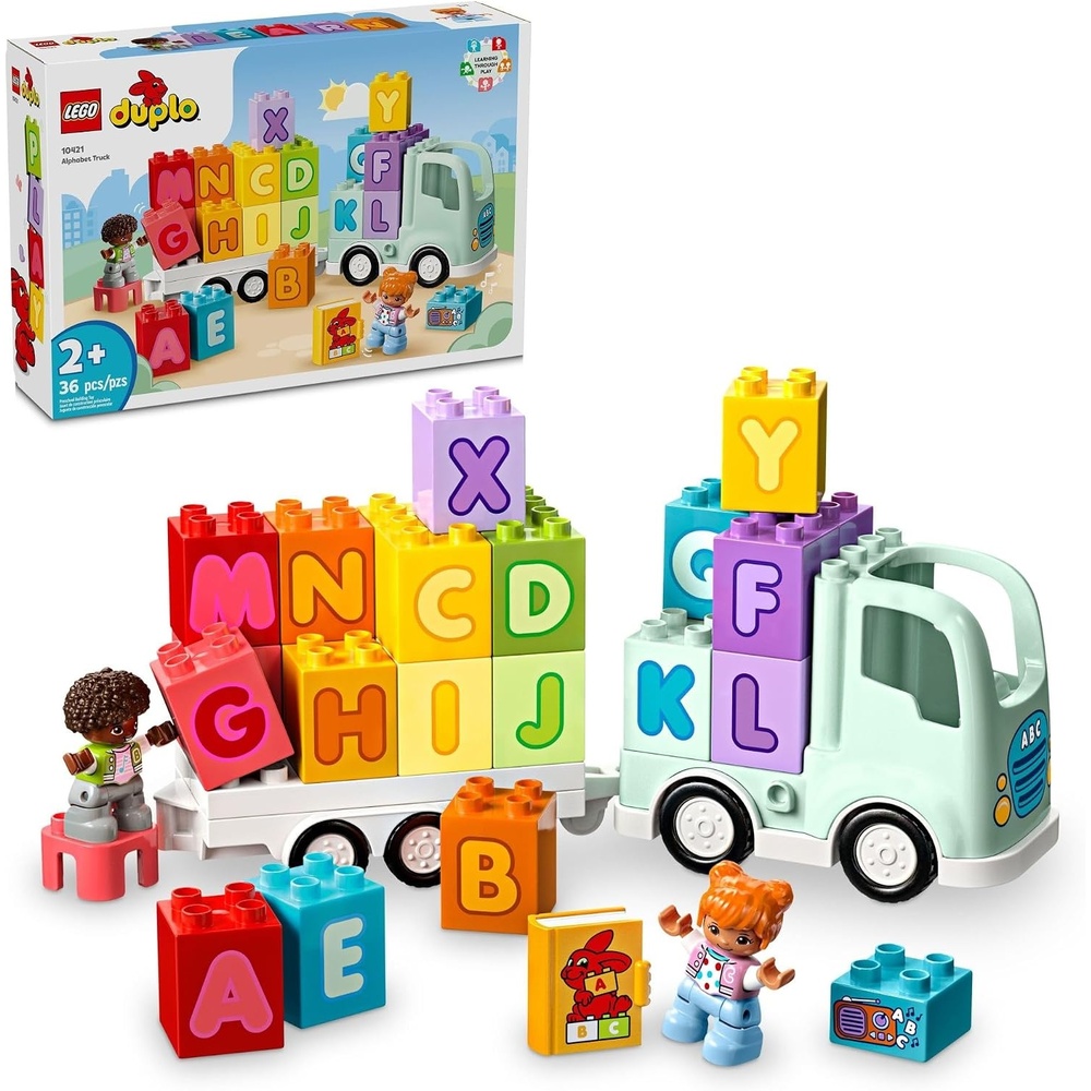 image:imageLEGO DUPLO Town Alphabet Truck Toy Toddler Learning amp Educational Toys for Preschool Ages 2 Alphabet Blocks for Boys amp Girls Baby Gift Ideas for Birthdays 10421