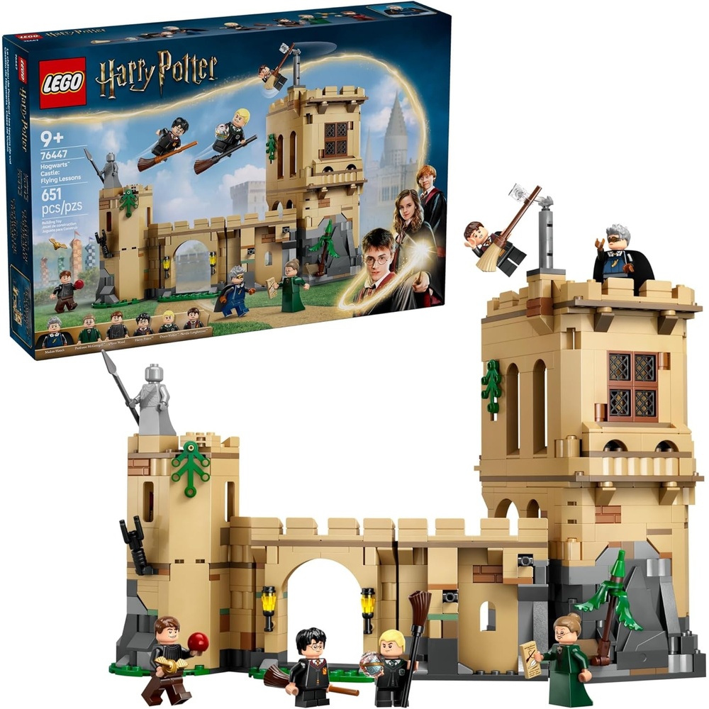 image:imageLEGO Harry Potter Hogwarts Castle Flying Lessons Building Toy Kids Wizard Toy for Boys and Girls Harry Potter Fans Ages 9 Gift Idea for Birthdays 76447