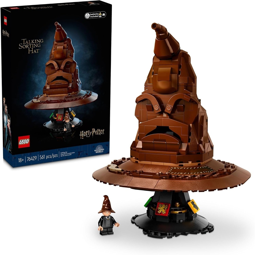image:imageLEGO Harry Potter Talking Sorting Hat W 31 Voices  Harry Potter Building Set  Gift Idea for Adults Women amp Men 18  76429
