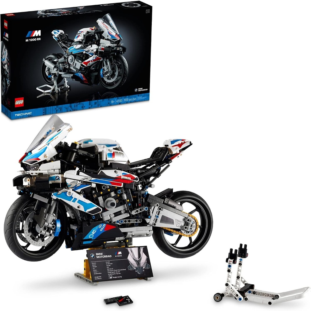 image:imageLEGO Technic BMW M 1000 RR 42130 Motorcycle Model Kit for Adults Build and Display Set with Authentic Features Motorcycle Gift IdeaStandard Packaging