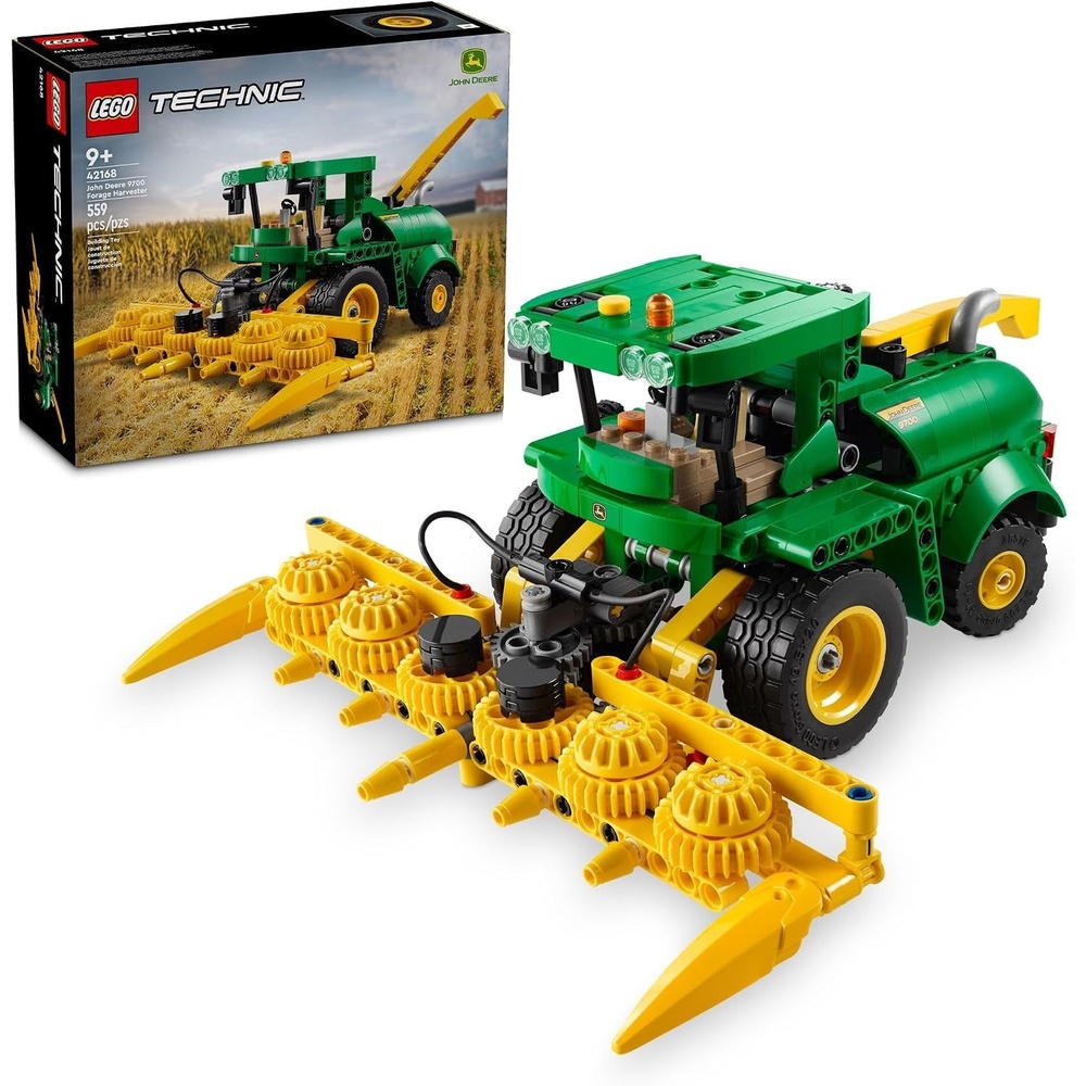 image:imageLEGO Technic John Deere 9700 Forage Harvester Tractor Toy Buildable Farm Toy for Imaginative Play Kids Truck Gift for Boys and Girls Ages 9 and Up who Love Farming Vehicles 42168