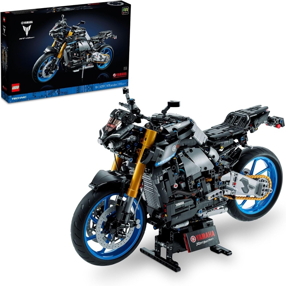 image:imageLEGO Technic Yamaha MT10 SP Building Set for Adults Ages 18 Motorcycle Model Kit for Display Home Office Desk Shelf Decor Gift for Men amp Women 42159