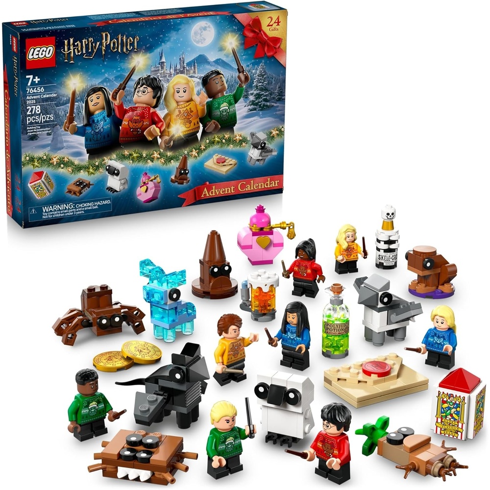 image:imageLego Harry Potter Advent Calendar 2025 Kids Toy Holiday Countdown for Boys amp Girls 7 24 Buildable Surprises Including Harry Draco amp Luna Minifigures Kids Gift Idea for Christmas 76456