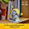 LEGO Baby Elephant in the Sky – Building Set for Adults, Ages 18+ – Nursery Decor for New Parents – Gift for Baby Showers for a Boy or Girl – 40814